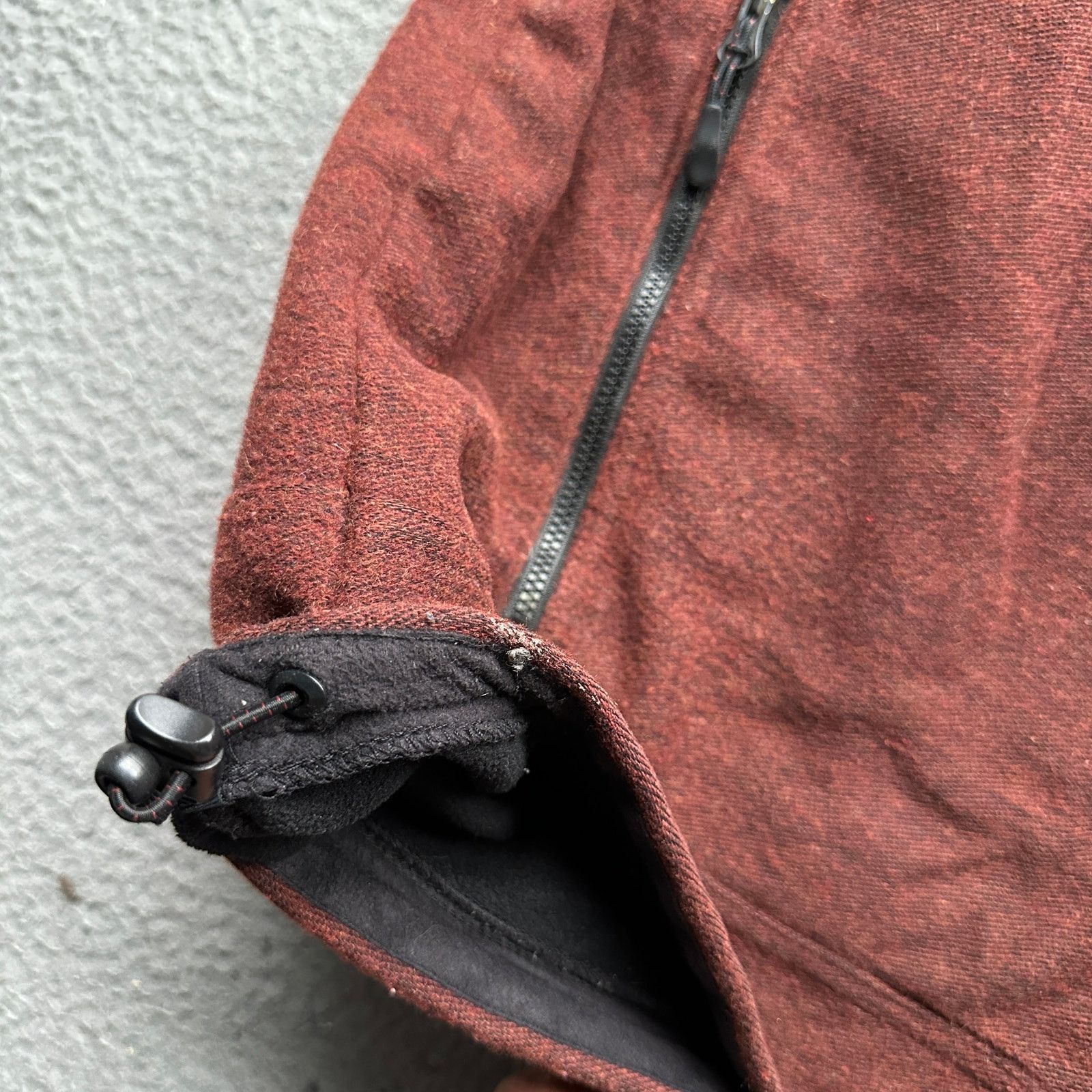 L.L. Bean LL Bean Soft Shell Wool Blend Jacket Mens LT Maroon Zip Size US L / EU 52-54 / 3 - 8 Thumbnail