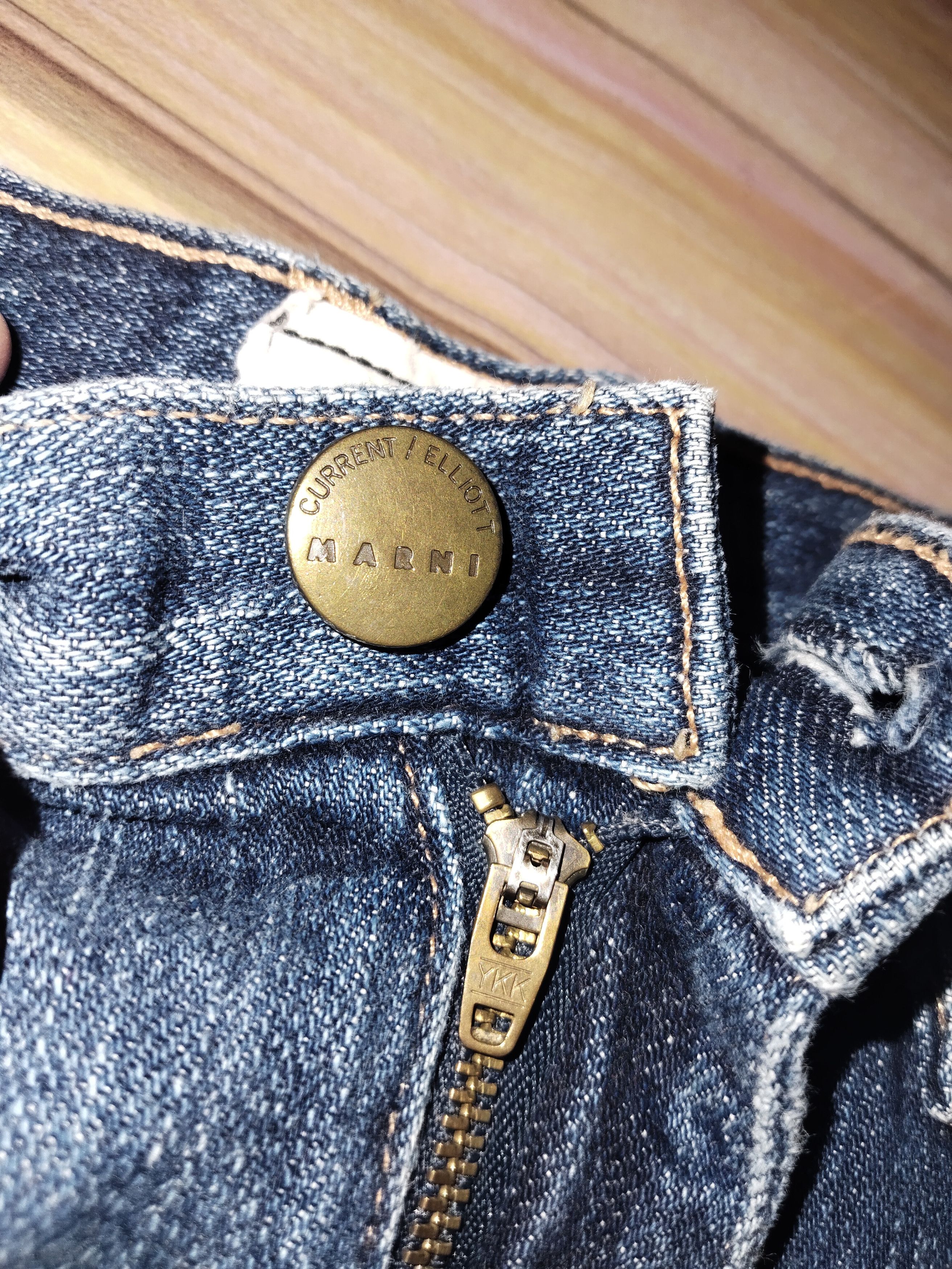 Marni MARNI CURRENT/ ELLIOT Studded Sidetape Denim Size 32" / US 10 / IT 46 - 3 Thumbnail