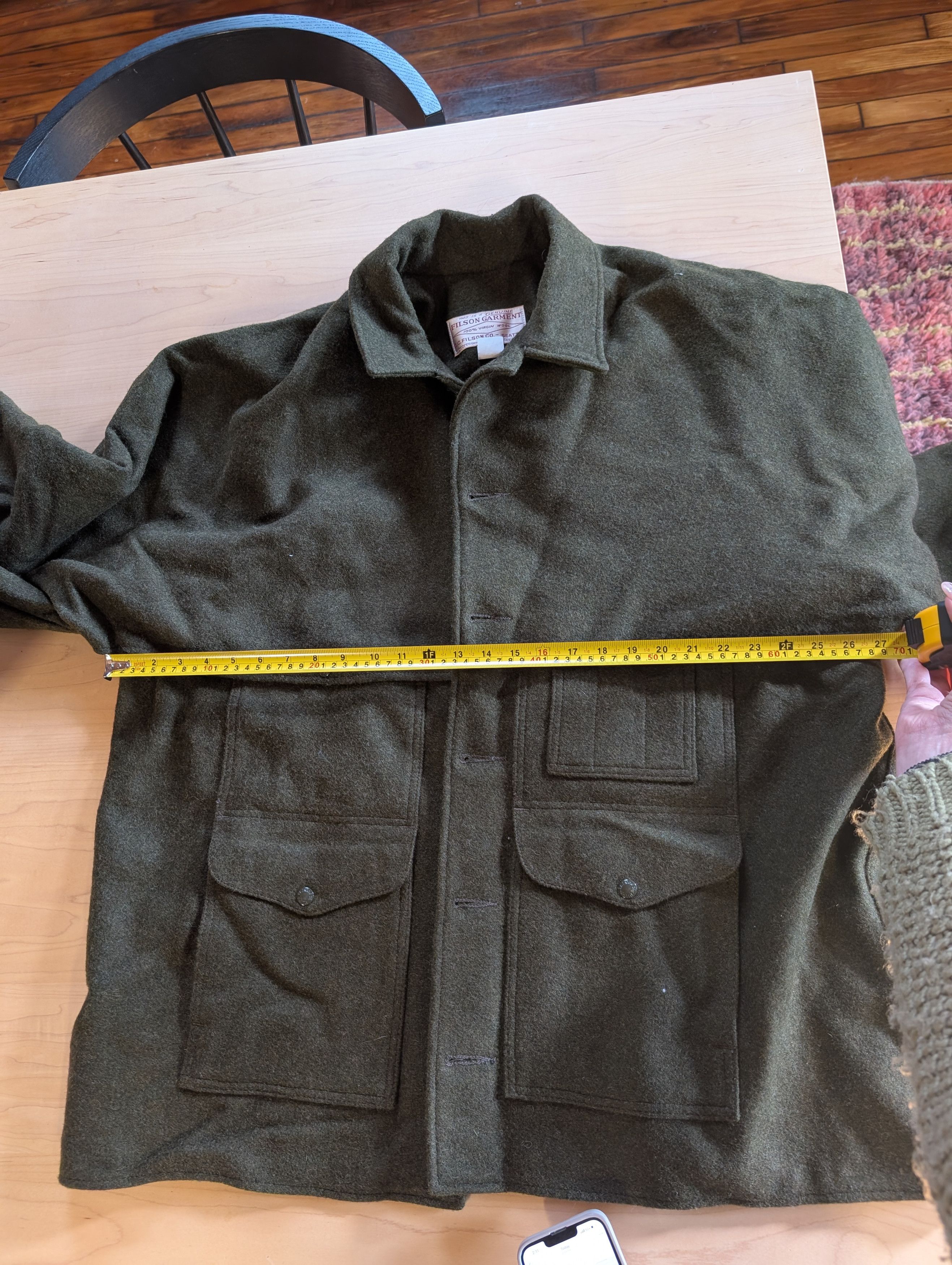 Filson Deadstock Filson Wool Mackinaw Cruiser Jacket 52 Size US L / EU 52-54 / 3 - 8 Thumbnail