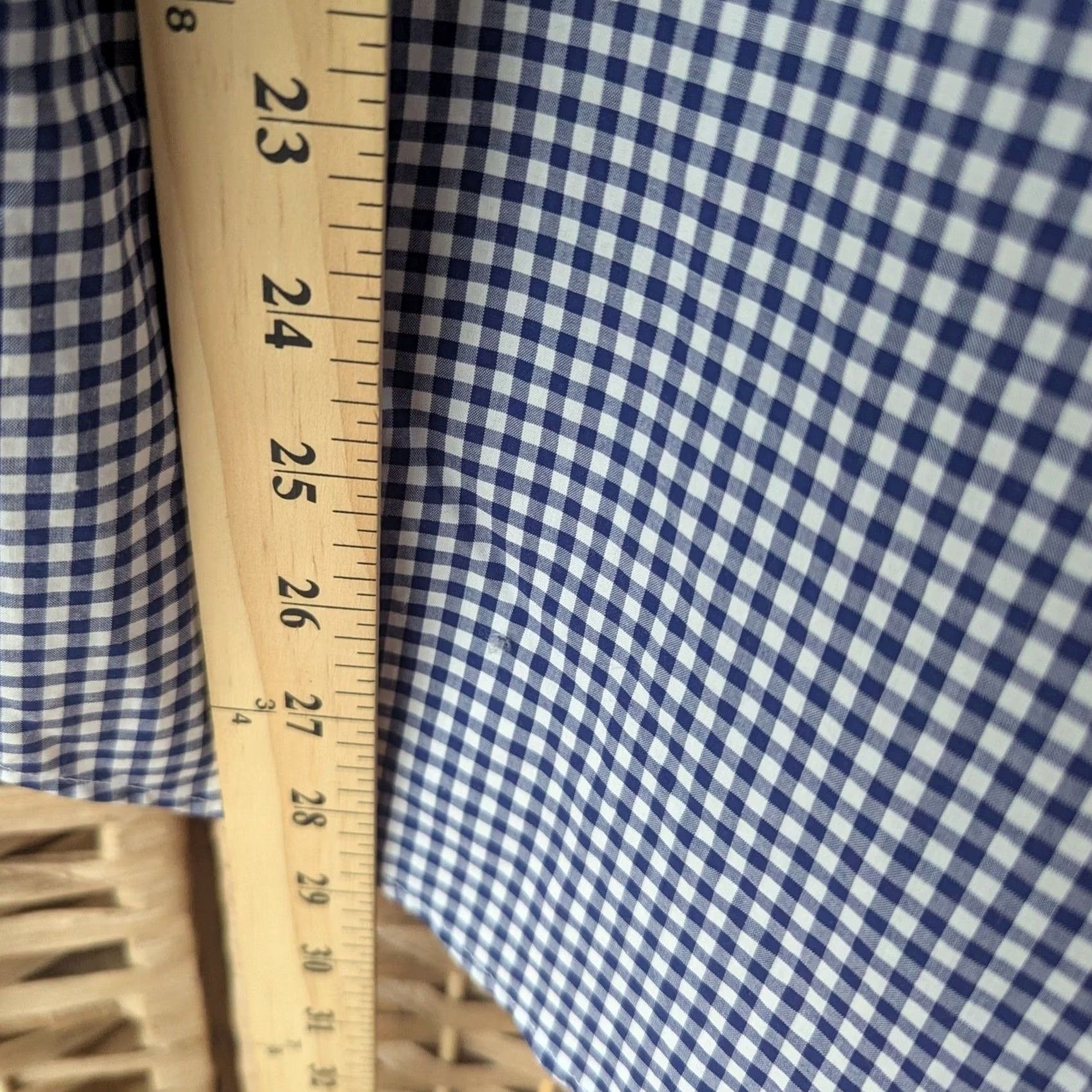 Uniqlo Uniqlo Shirt Button-Up Check Navy White Gingham Long Sleeve Mens M Cotton Fall Spring Summer Autumn Vintage No Size US M / EU 48-50 / 2 - 4 Thumbnail