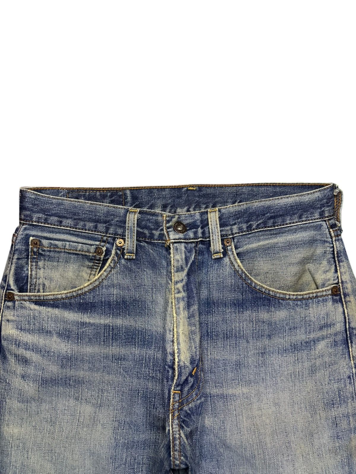 Levi's Vintage 90s Levis 504 Mud Wash Distressed Baggy Jeans Size US 30 / EU 46 - 4 Thumbnail