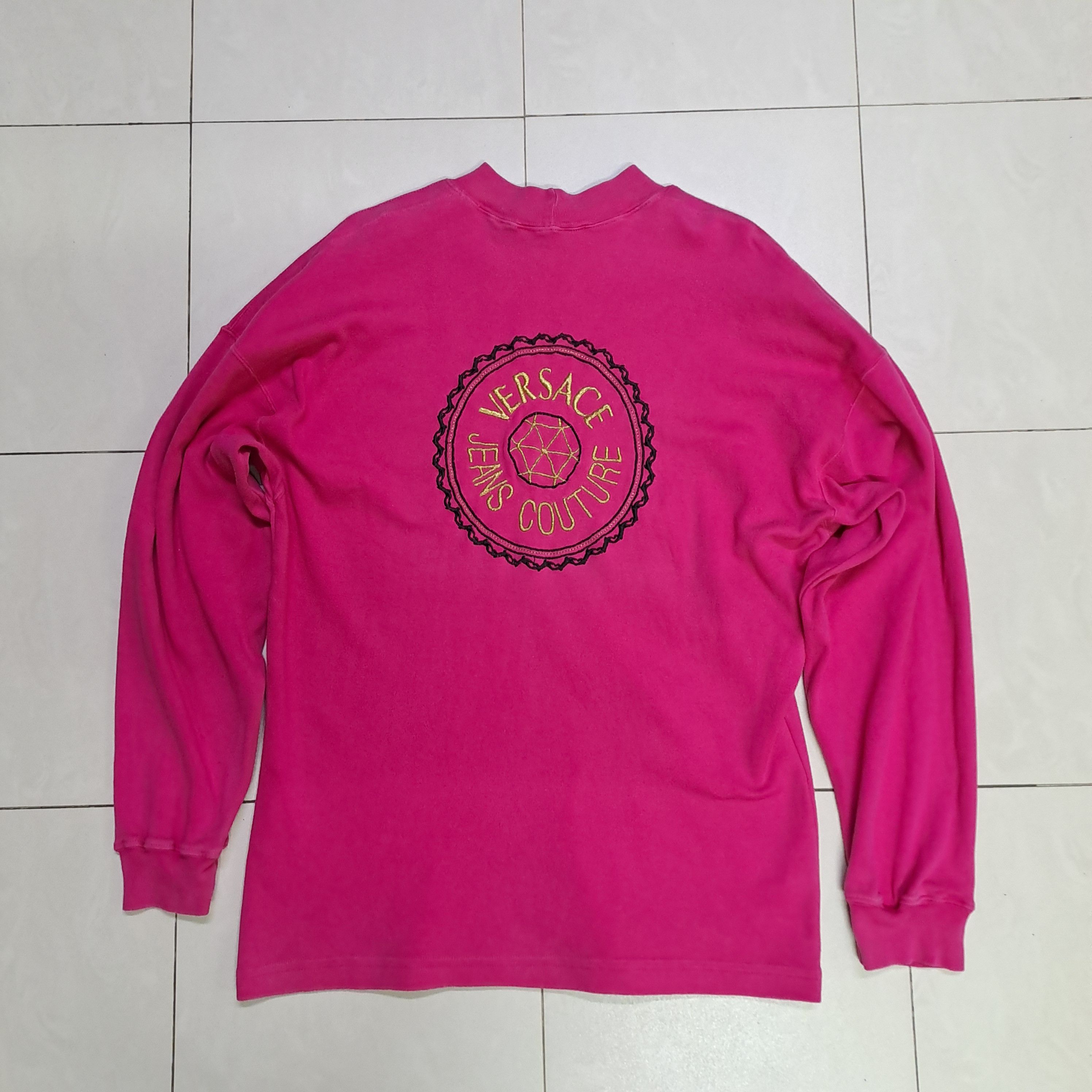 Versace Jeans Couture Vintage Versace Jeans Couture Longsleeve T Shirt Size S / US 4 / IT 40 - 1 Thumbnail