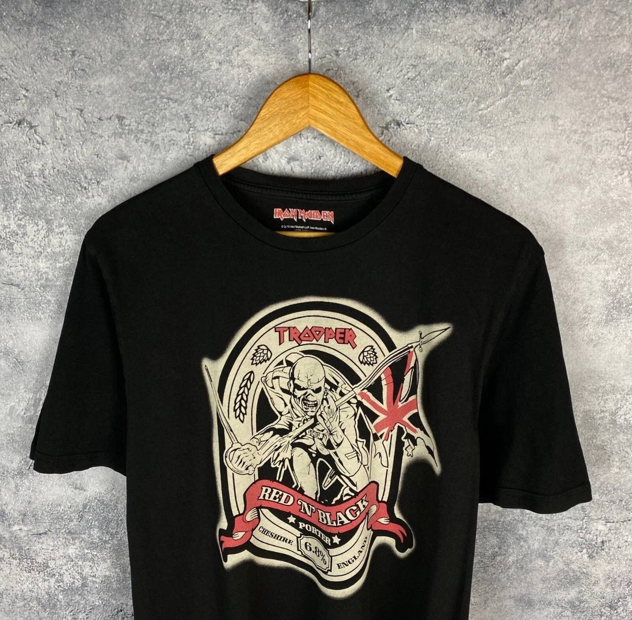 Band Tees × Iron Maiden × Vintage Iron Maiden Tee Men's Size L Black Short Sleeve Size US L / EU 52-54 / 3 - 2 Thumbnail