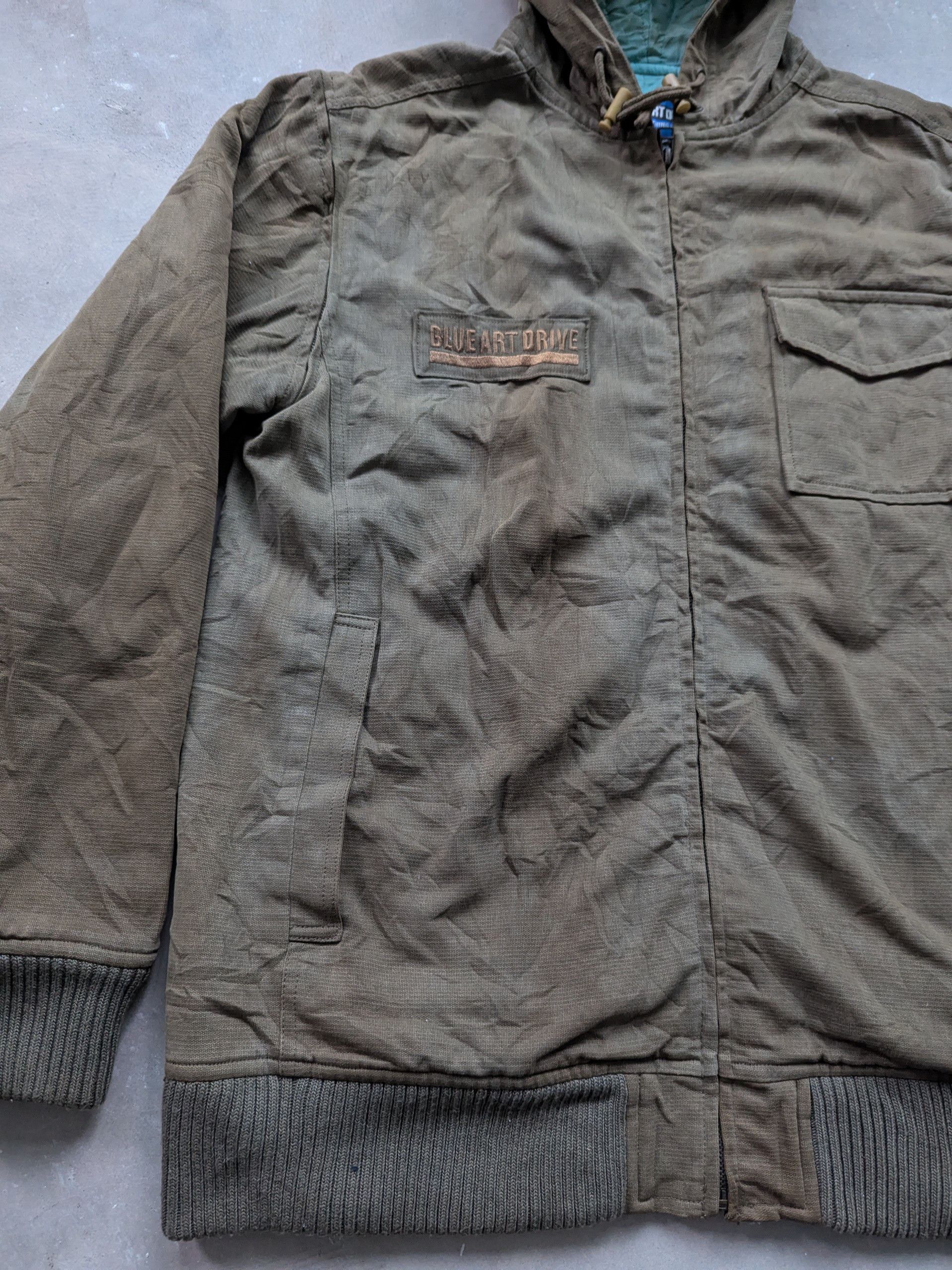 Japanese Brand × Vintage Vintage 1990s Surf Clothing Japan Hoodie Jacket Sleeveless Size US L / EU 52-54 / 3 - 7 Thumbnail
