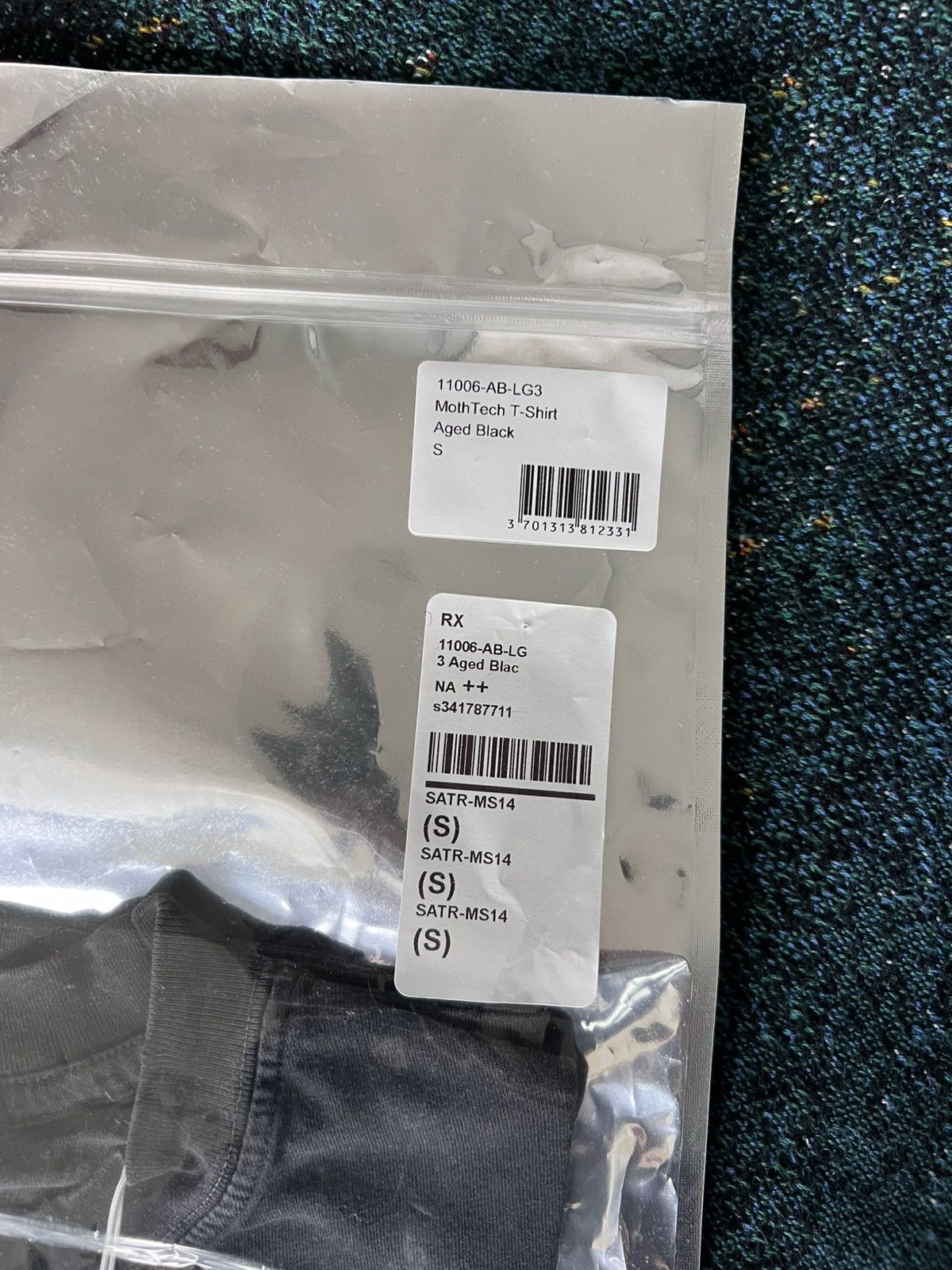 Satisfy Satisfy Running Equipment Harley MothTech Tee in Aged Black Size US S / EU 44-46 / 1 - 9 Thumbnail