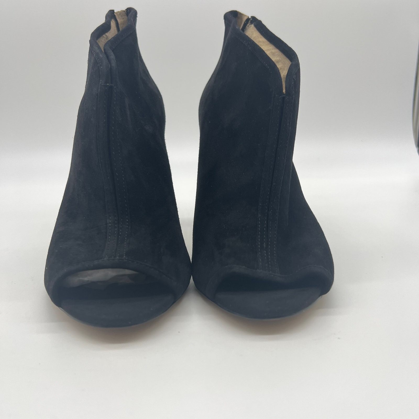 Other G.I.L.I. Peep Toe Zip Back Suede Booties Size 11 M Size US 11 / IT 41 - 7 Thumbnail