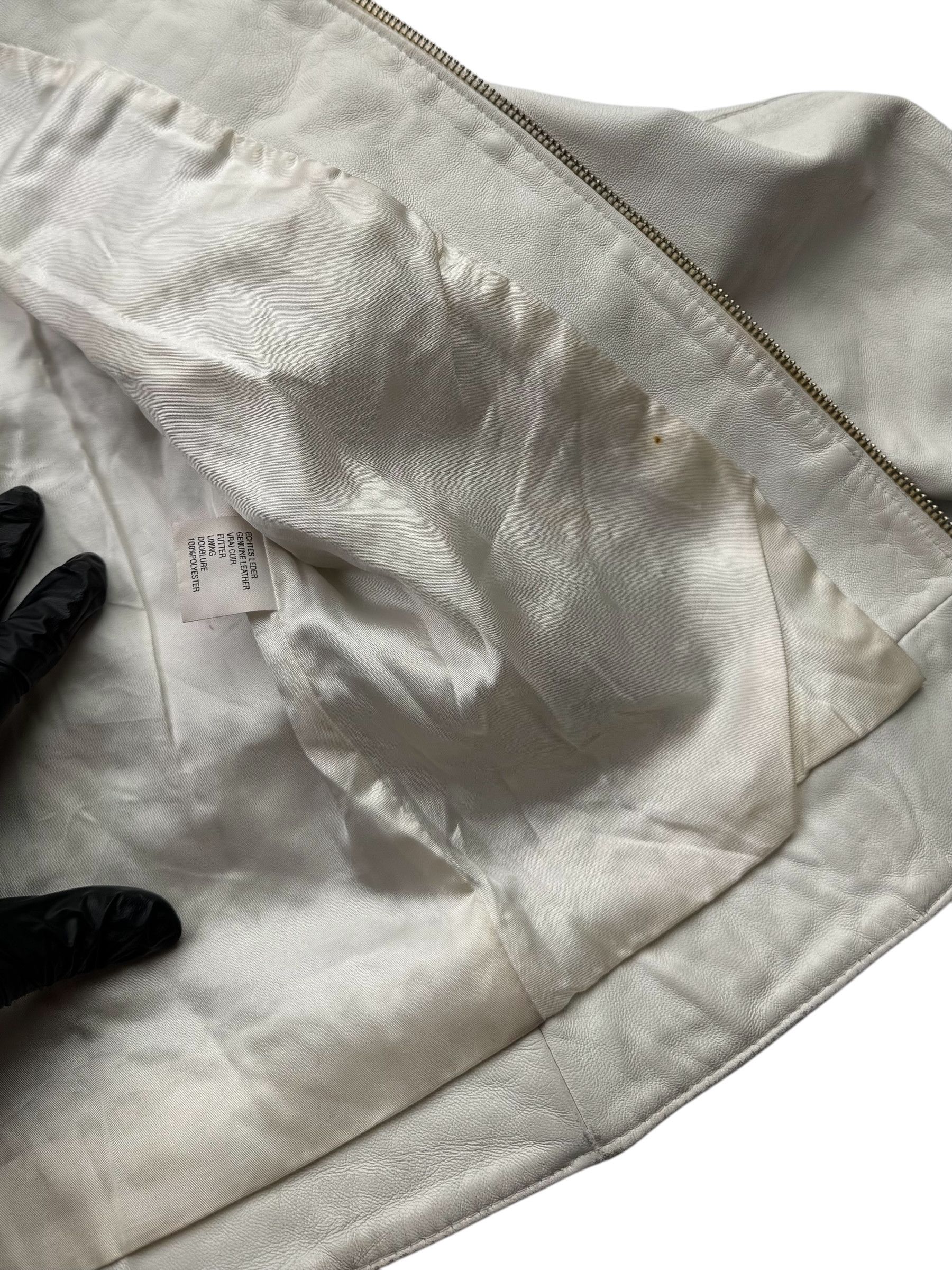 Vintage Vintage Cropped Leather Jacket W141(D10) Size S / US 4 / IT 40 - 7 Thumbnail