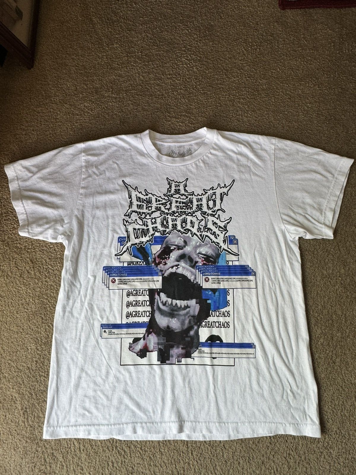 Ken Carson Ken Carson A Great Chaos Tour T-Shirt Size US XL / EU 56 / 4 - 1 Thumbnail