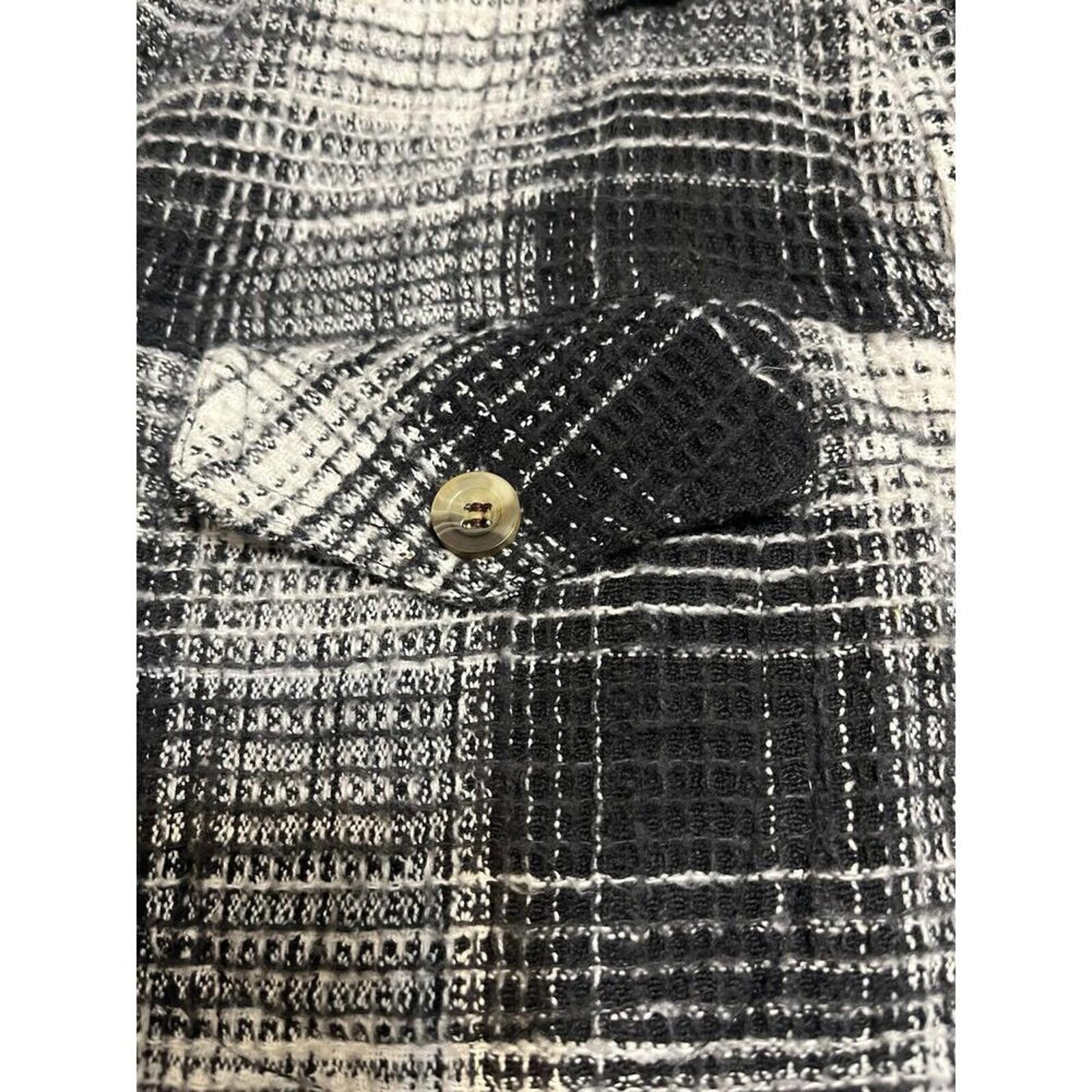 Other Just Class Black & White Plaid Cropped Vest Size S / US 4 / IT 40 - 5 Thumbnail