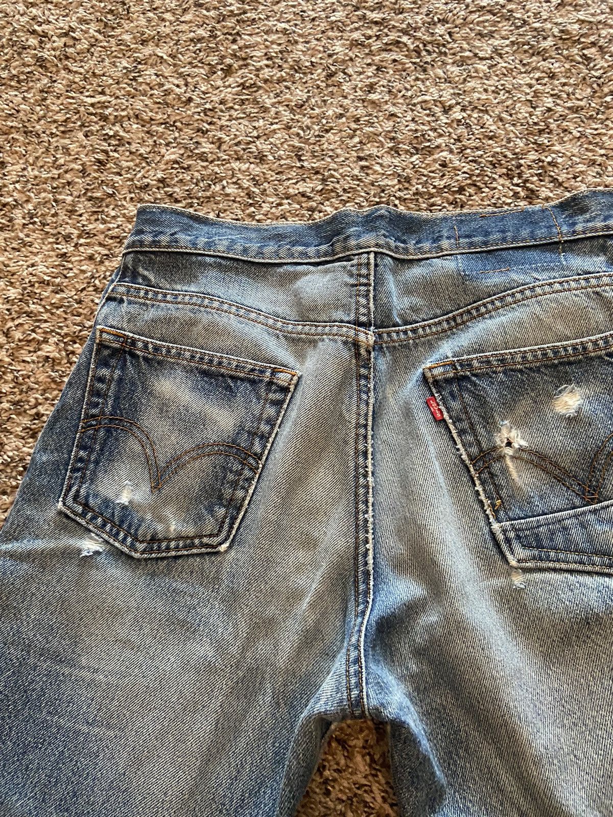 Vintage Vintage Levi’s 505 Distressed Denim Jeans Size US 30 / EU 46 - 8 Thumbnail