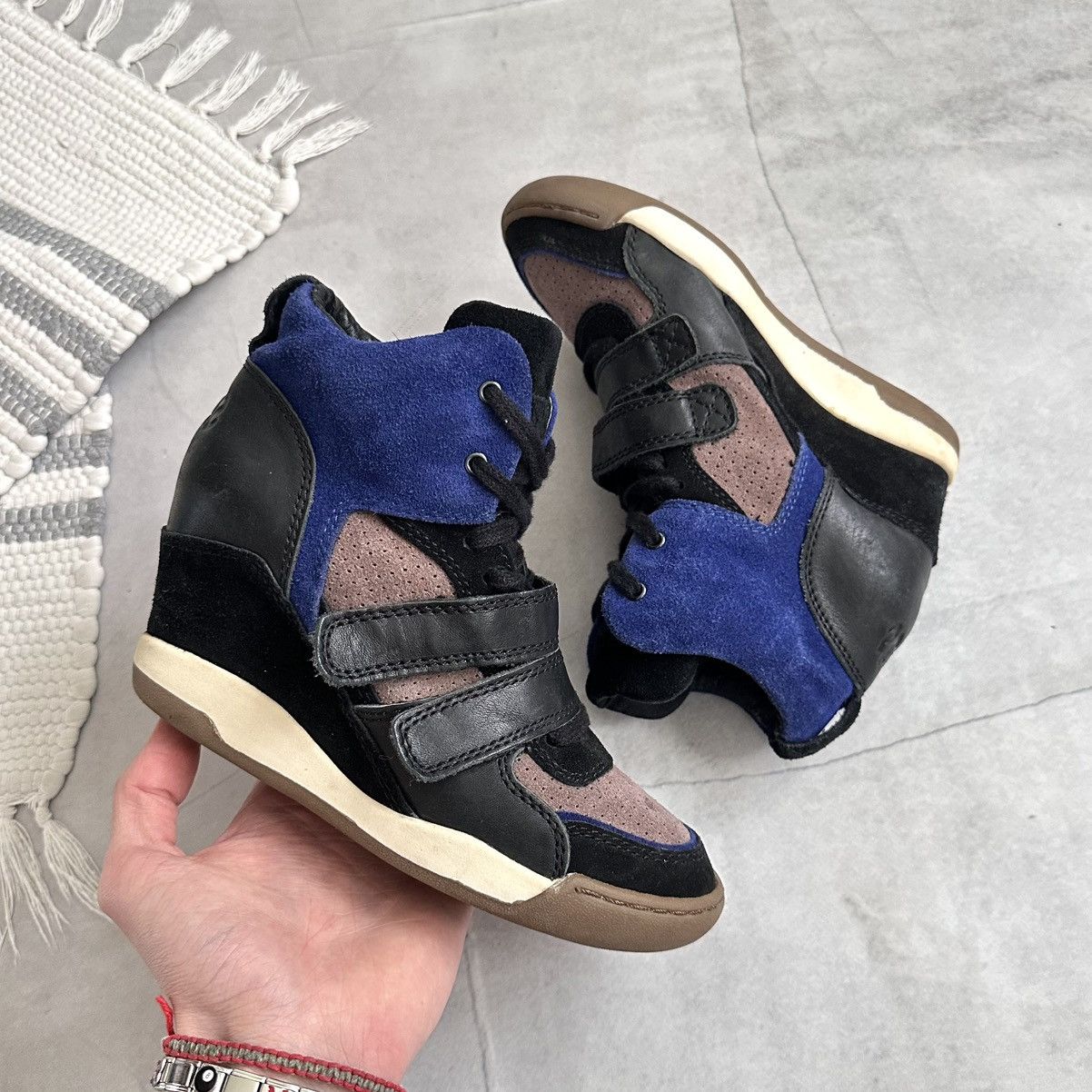 Isabel Marant ASH Straps Bekett Wedge Suede Sneakers Isabel Marant Style Size US 7 / IT 37 - 6 Thumbnail