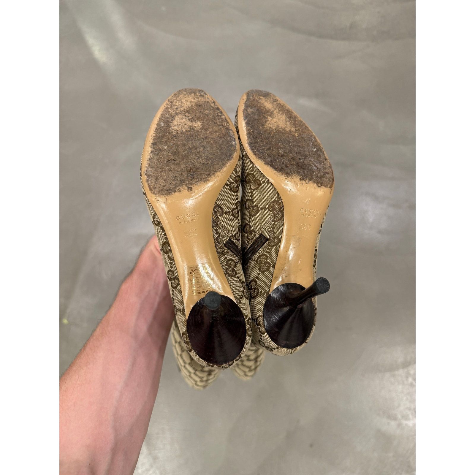 Gucci 2000s Gucci by Tom Ford monogram G-logo boots Size US 6 / IT 36 - 7 Thumbnail