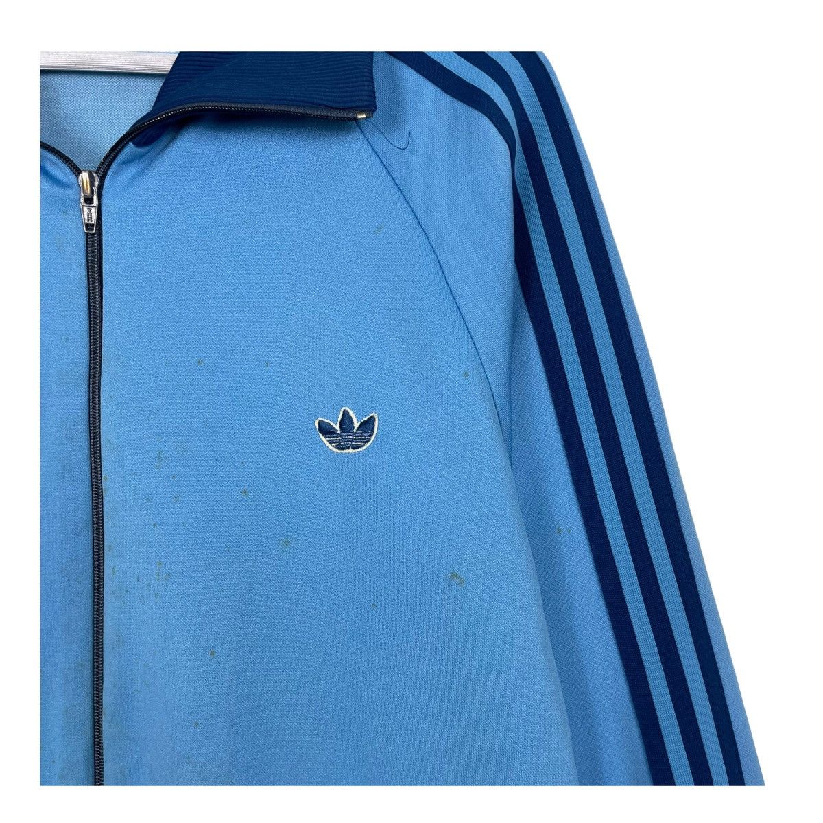 Adidas × Edition Japan × Vintage 💥80s ADIDAS SPORT DECK TRACKTOP ZIPPER SWEATER JACKET Size US M / EU 48-50 / 2 - 6 Thumbnail