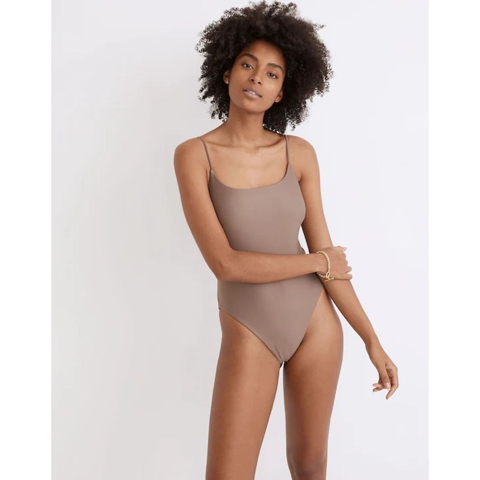 Madewell Madewell Second Wave Spaghetti Strap In Castle Rock Size ONE SIZE - 1 Thumbnail