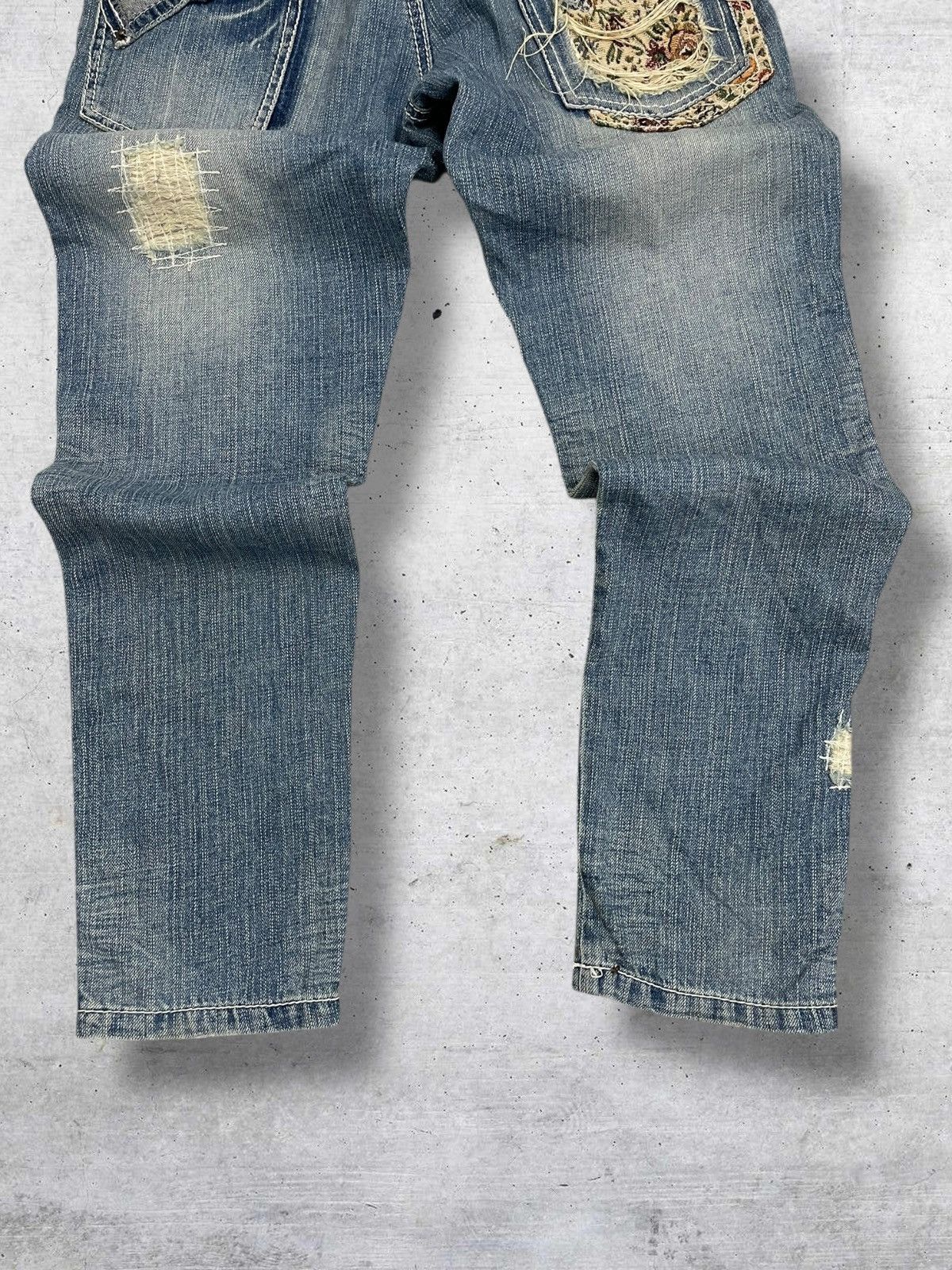 semanticdesign VINTAGE STITCH STUDIO OG JAPAN DESIGNER DOUBLE WAIST DENIM Size US 32 / EU 48 - 12 Thumbnail