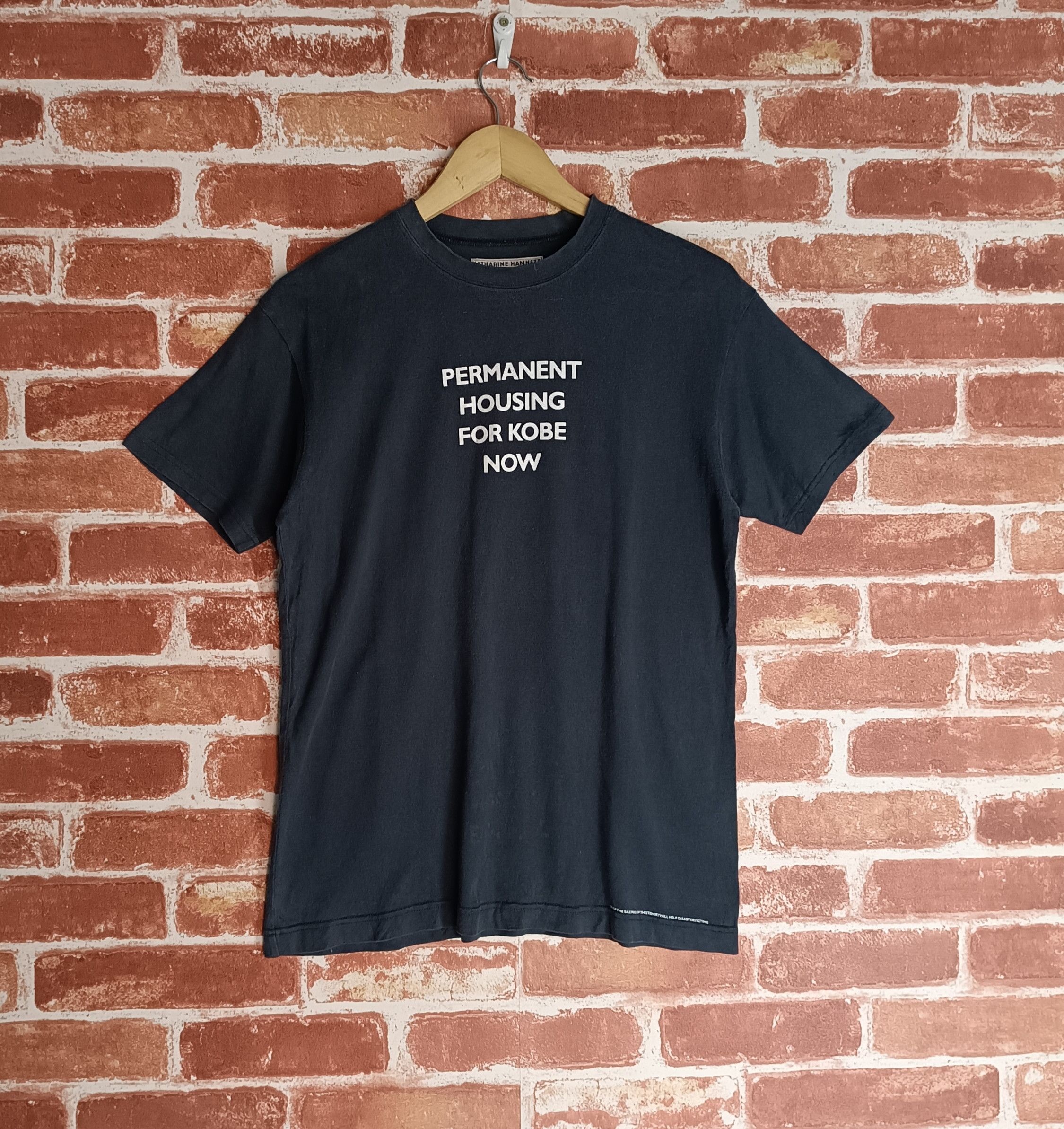 Very Rare ?Katharine Hamnett London for KOBE Tshirt Short Sleeve 