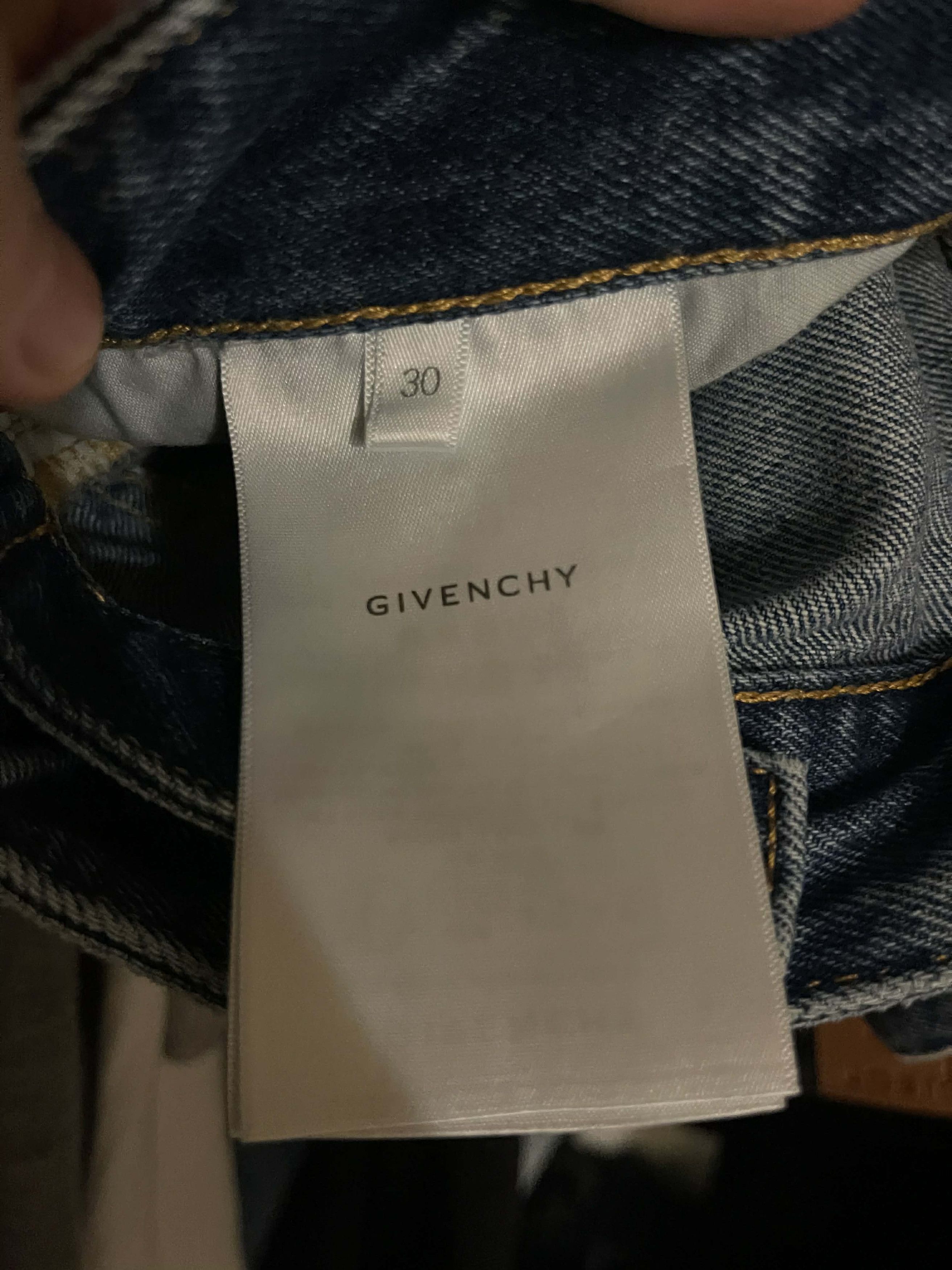 Givenchy Givenchy Blue Low Crotch Jeans Size US 30 / EU 46 - 6 Thumbnail