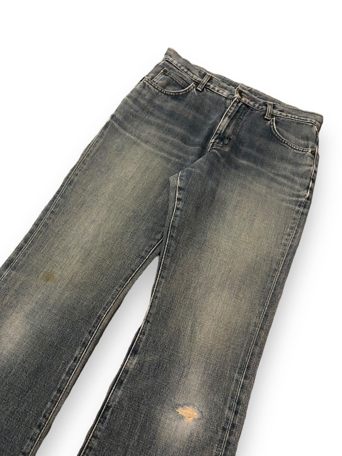 If Six Was Nine Vintage Wrangler Western Denim Flared Jeans Size US 30 / EU 46 - 4 Thumbnail