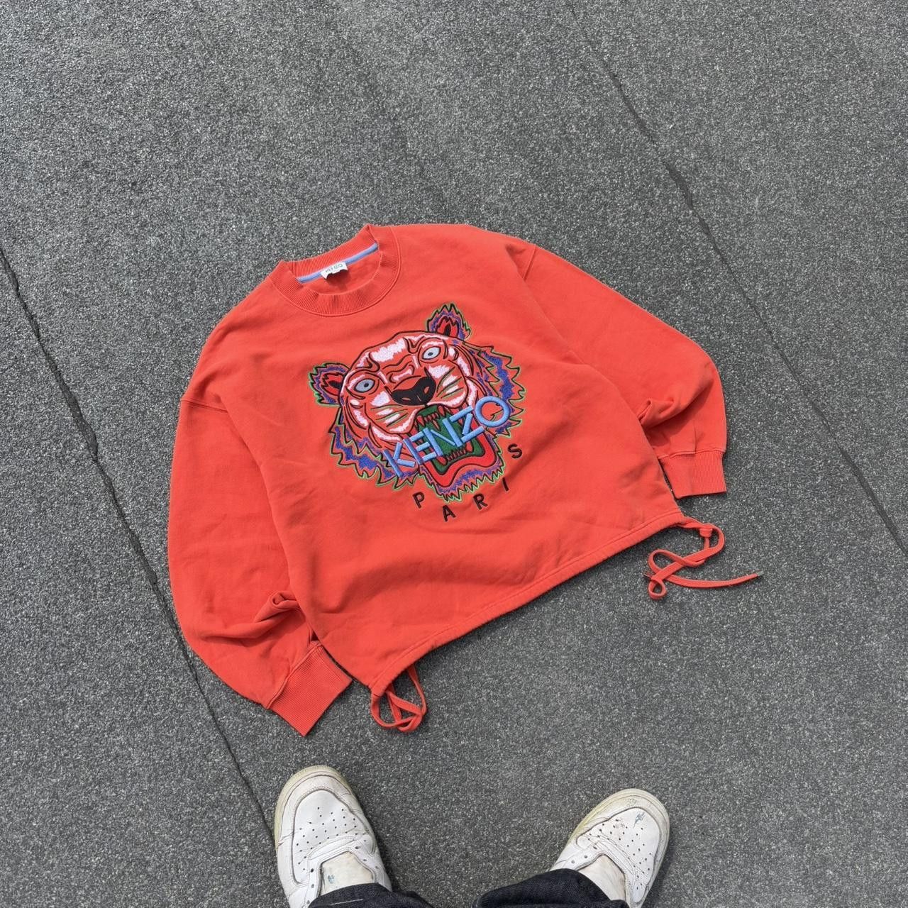 Japanese Brand × Kenzo × Vintage Vintage y2k 90s Kenzo Paris drawstring jumper Size US L / EU 52-54 / 3 - 2 Thumbnail