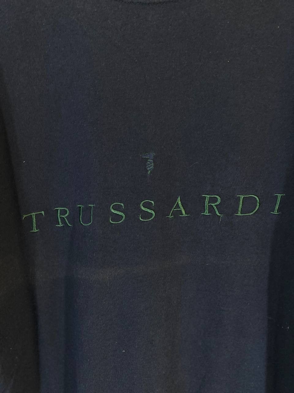 Trussardi vintage trussardi longsleeves tee made in italy Size US M / EU 48-50 / 2 - 2 Thumbnail