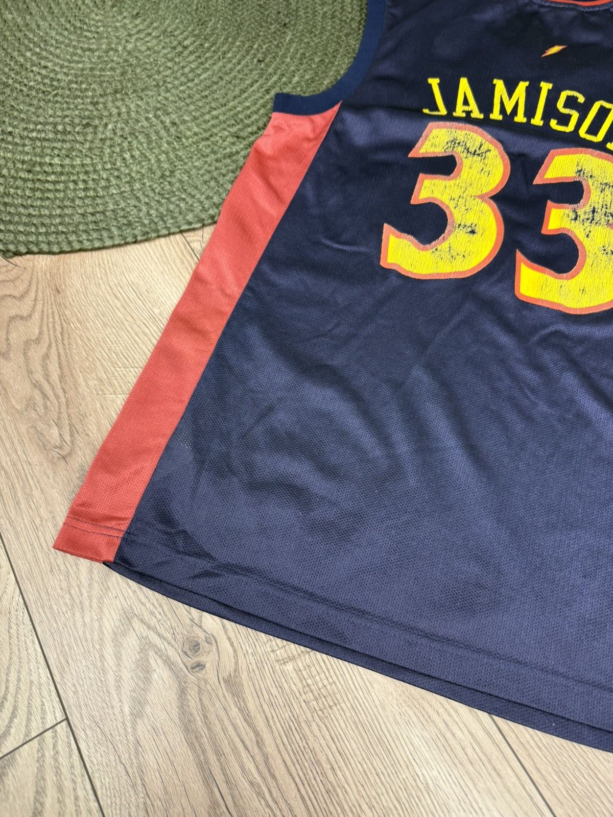 NBA × Reebok × Vintage Vintage Golden State Warriors Jersey Reebok NBA Jamison #33 Size US M / EU 48-50 / 2 - 9 Thumbnail