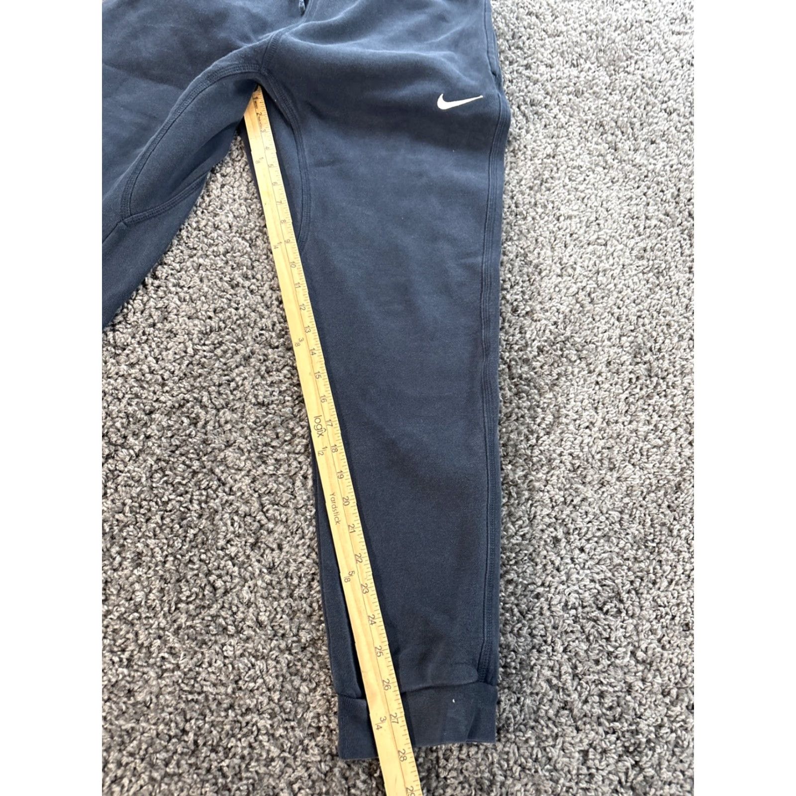 Nike Nike Sportswear Club Sweatpants Mens Size Medium Blue Jogger Pant Straight Leg Activewear Fall Spring Winter 826431-010 Size US 31 - 2 Thumbnail