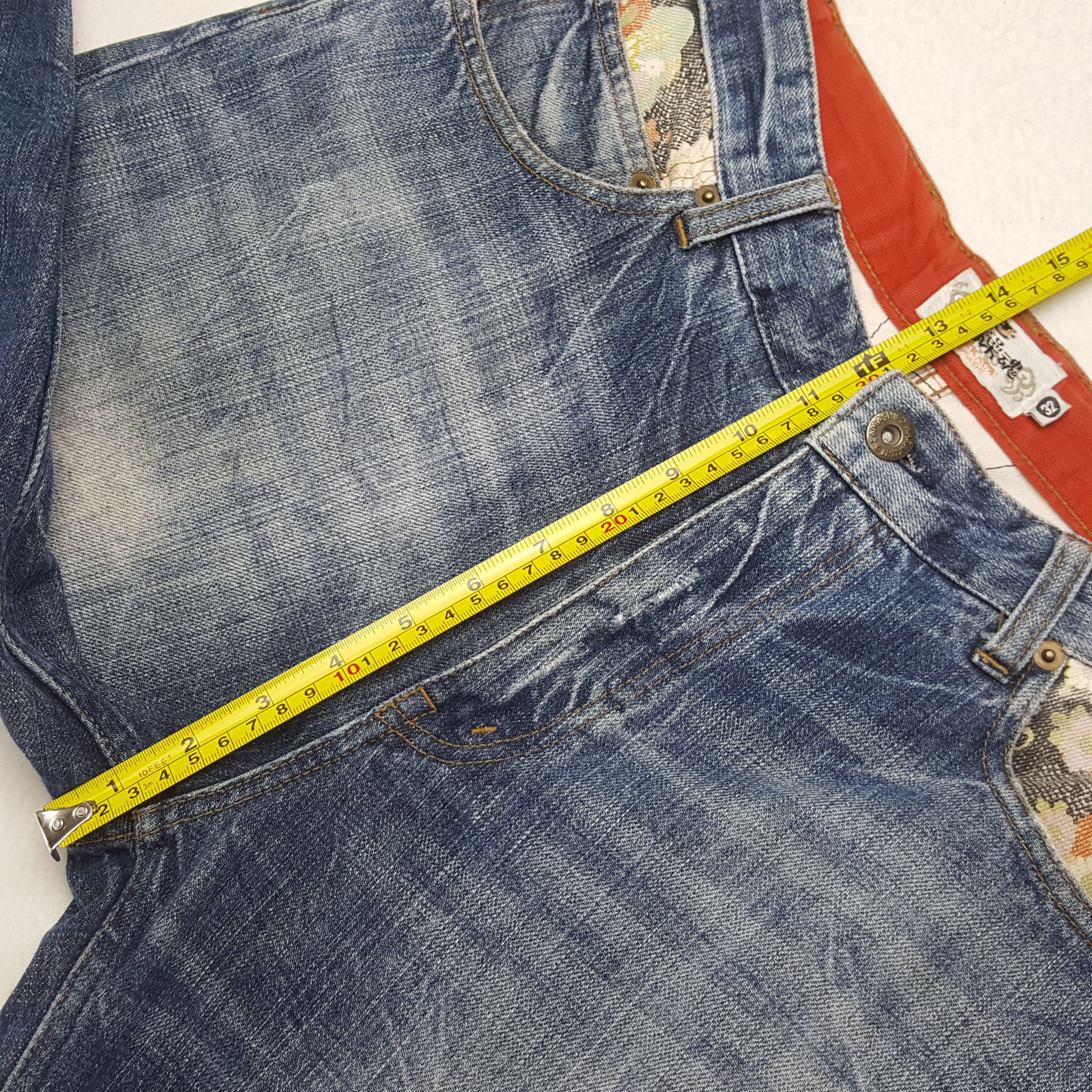 Japanese Brand Vintage Karakuri Tamashii Fashion Design Style Jeans RR9 Size US 29 - 8 Thumbnail