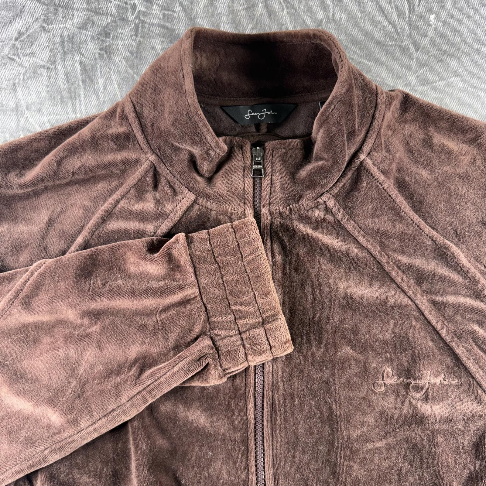 Sean John Sean John Jacket Men's XXL Brown Vintage Y2K Velour Size US XXL / EU 58 / 5 - 1 Thumbnail