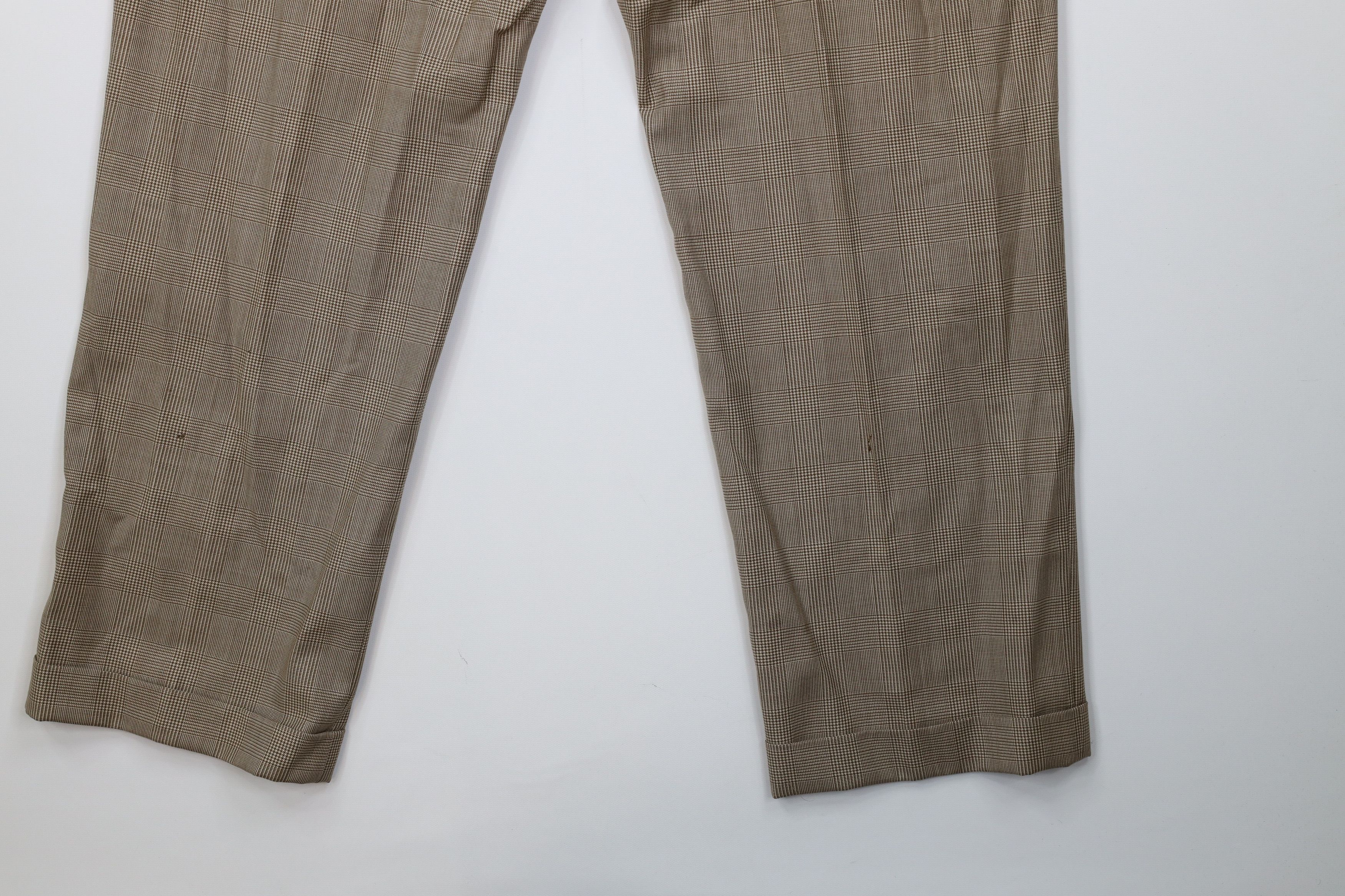 Ralph Lauren Vintage 90s Ralph Lauren Houndstooth Wide Leg Chino Pants Size US 36 / EU 52 - 14 Thumbnail