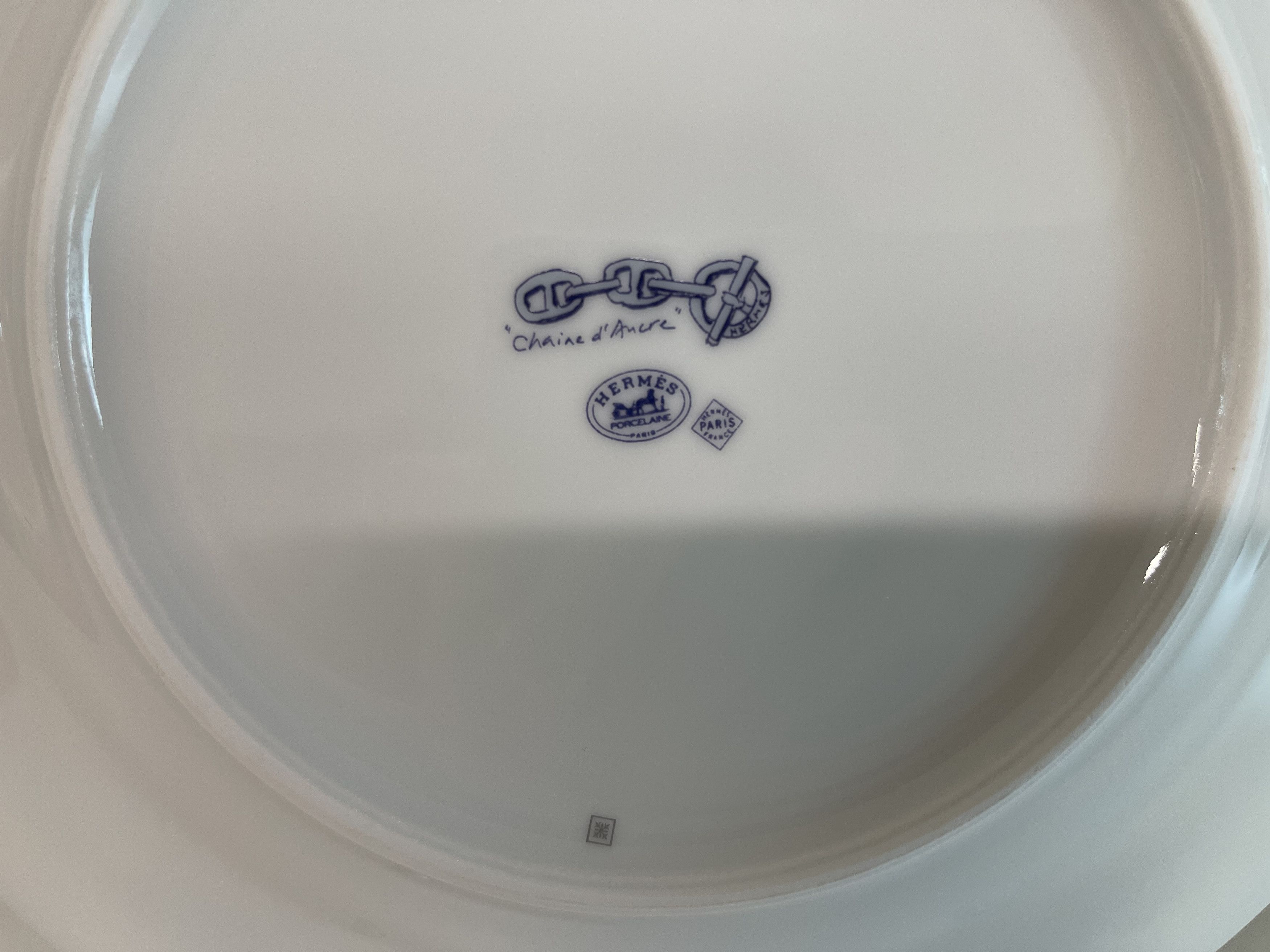 Hermes Hermes Chaine D'Ancre Blue Plate 1P Size ONE SIZE - 4 Thumbnail