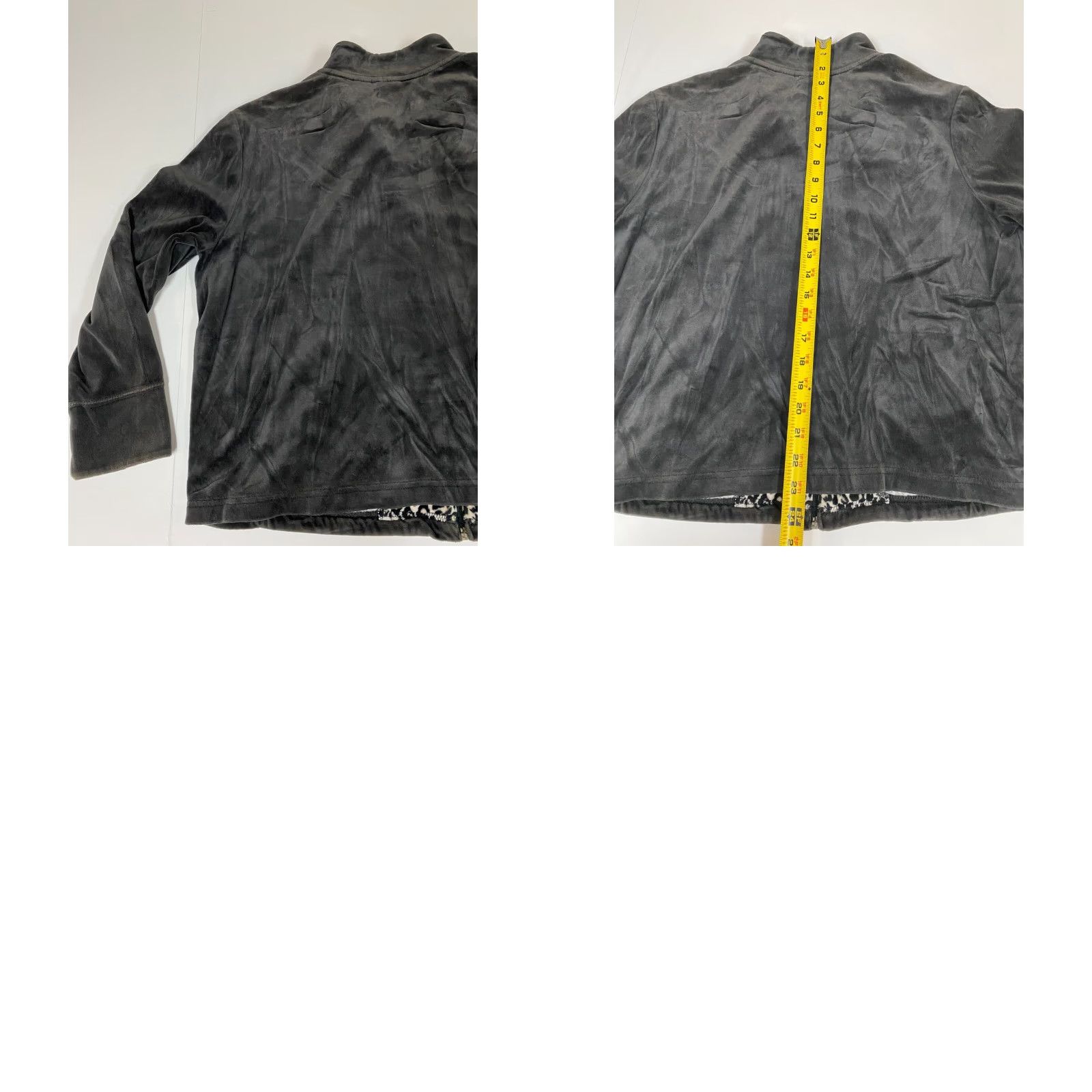 Vintage Kim Rogers Womens Sweater PL black full zip petites Size L / US 10 / IT 46 - 8 Thumbnail