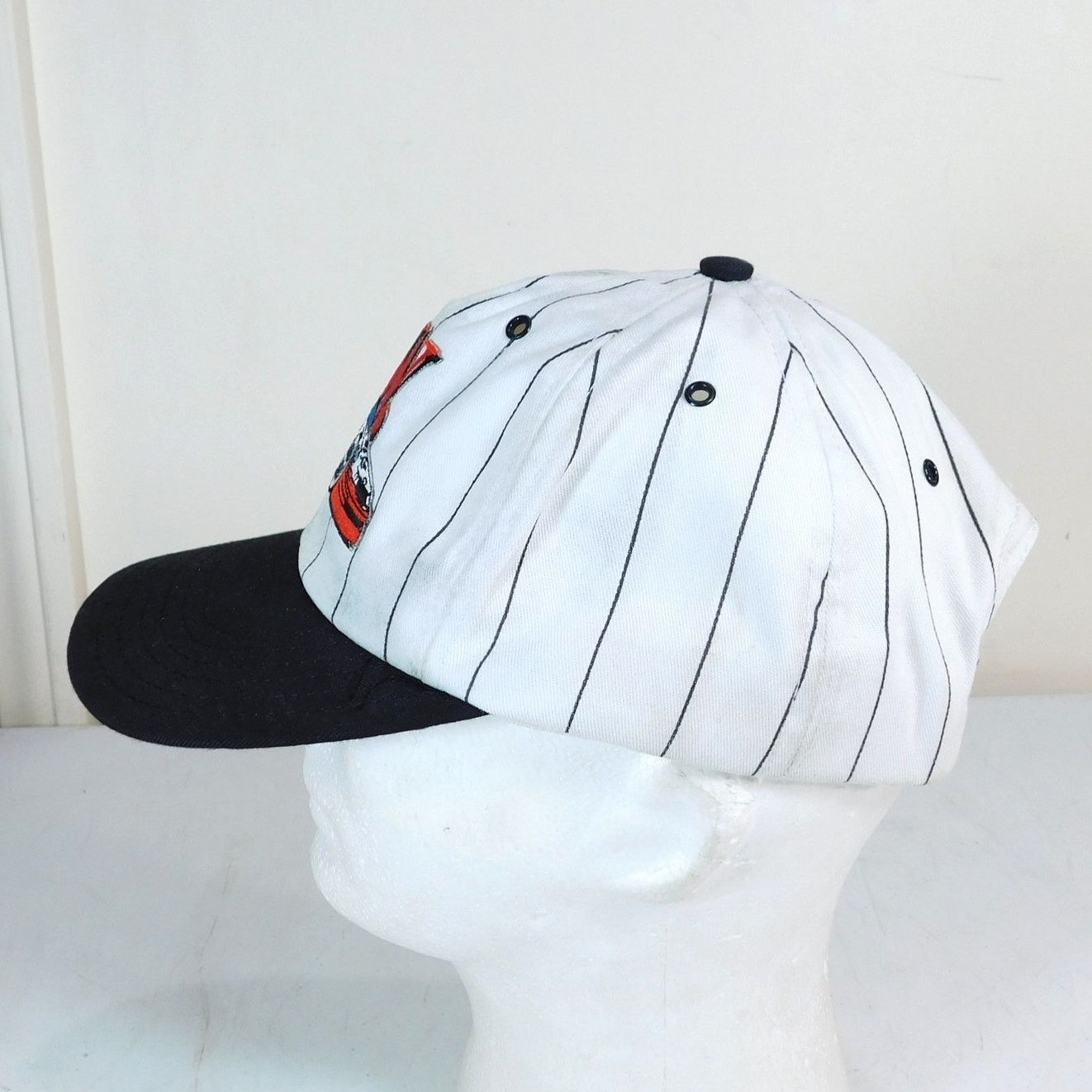 NASCAR 90s NASCAR Darrell Waltrip Snapback Hat Adjustable Pinstripe Size ONE SIZE - 5 Thumbnail