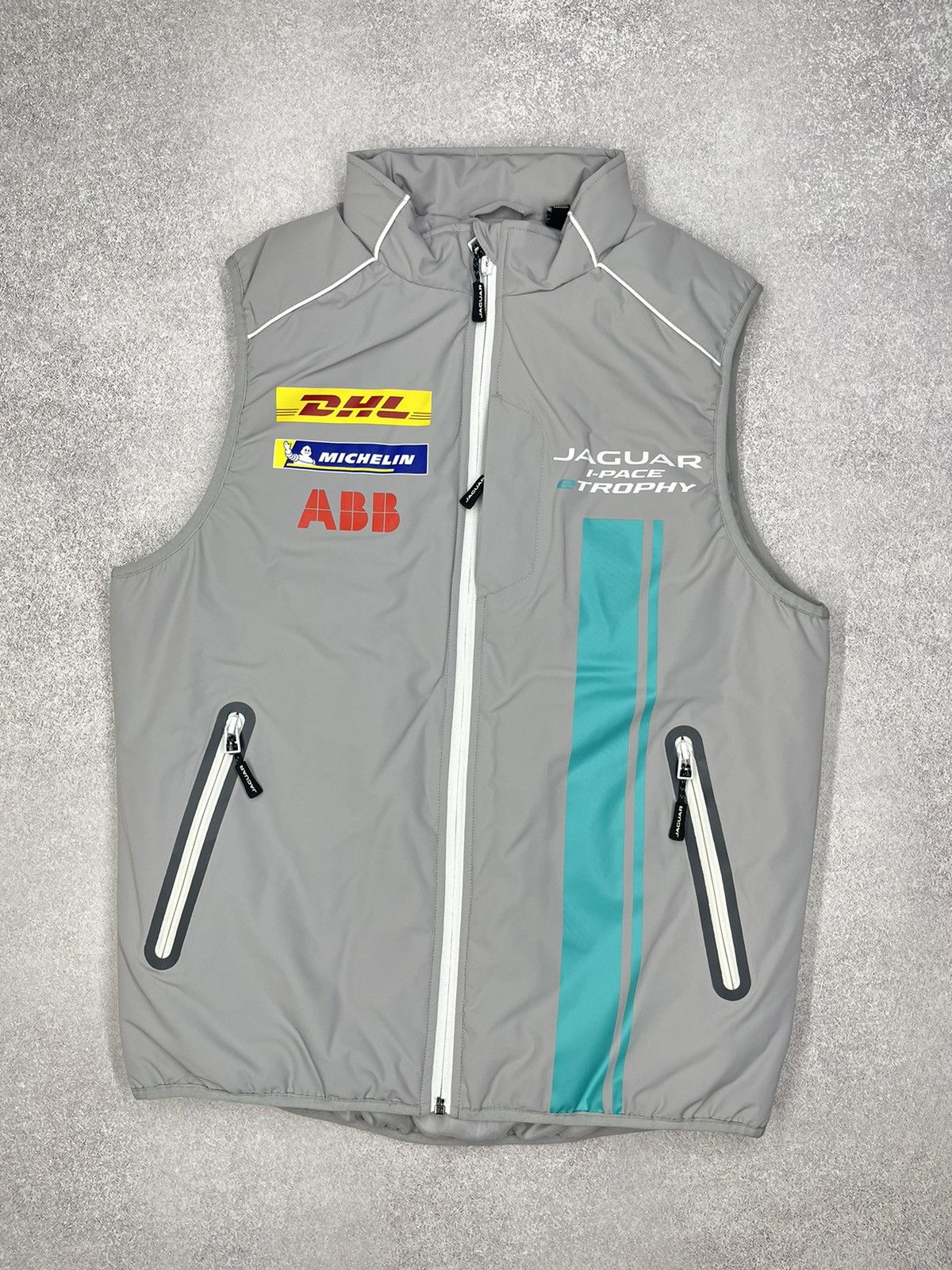 Formula 1 Racing Jaguar I Pace Etrophy Vest Grey Michelin F1 Size US S / EU 44-46 / 1 - 2 Thumbnail