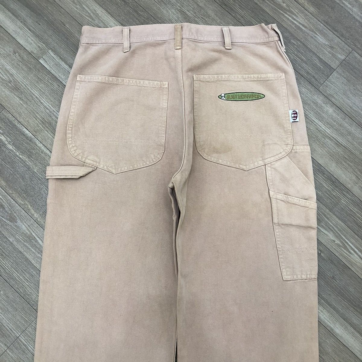 Alien Workshop × Hook-Ups Y2K Alien Workshop Skateboarding Carpenter Baggy Pants Size US 32 / EU 48 - 2 Thumbnail