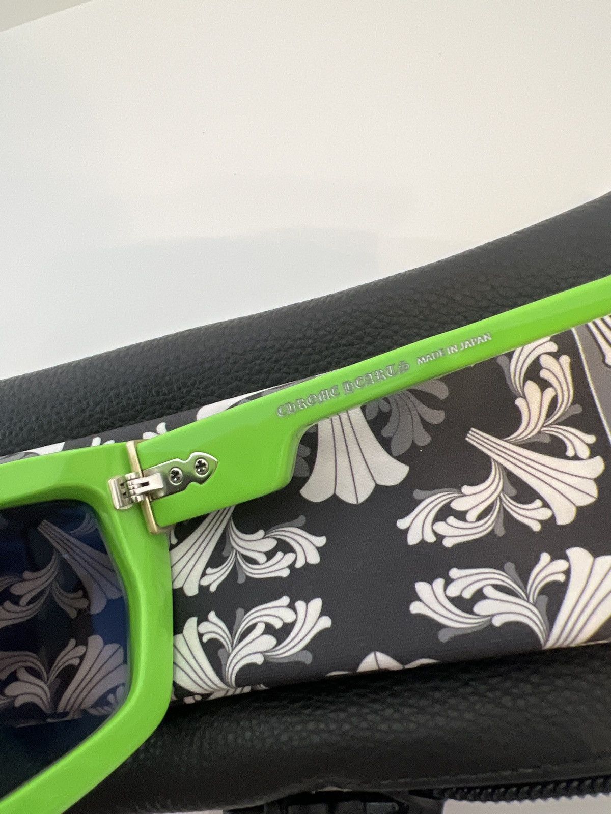 Chrome Hearts Chrome Hearts Idhitit Sunglasses Electric Green NEW 54-19 Size ONE SIZE - 5 Thumbnail