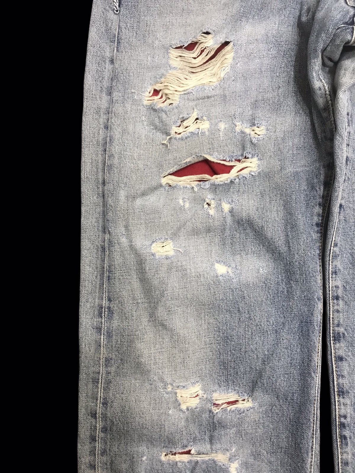 Edwin 💥BAGGY💥VINTAGE EDWIN DSTRESSD WIDE BAGGY CUSTOM DENIM F327 Size US 33 - 6 Thumbnail