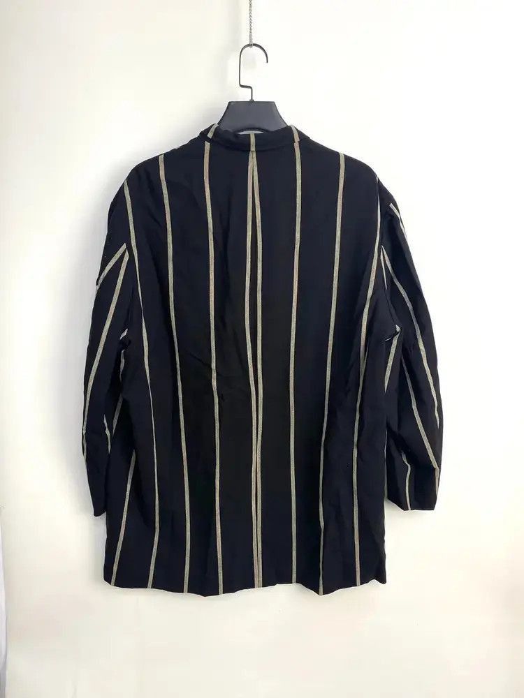 Yohji Yamamoto Yohji Yamamoto Yohji Yamamoto Y's Stripe Blazer Jacket-250 Size US M / EU 48-50 / 2 - 2 Thumbnail