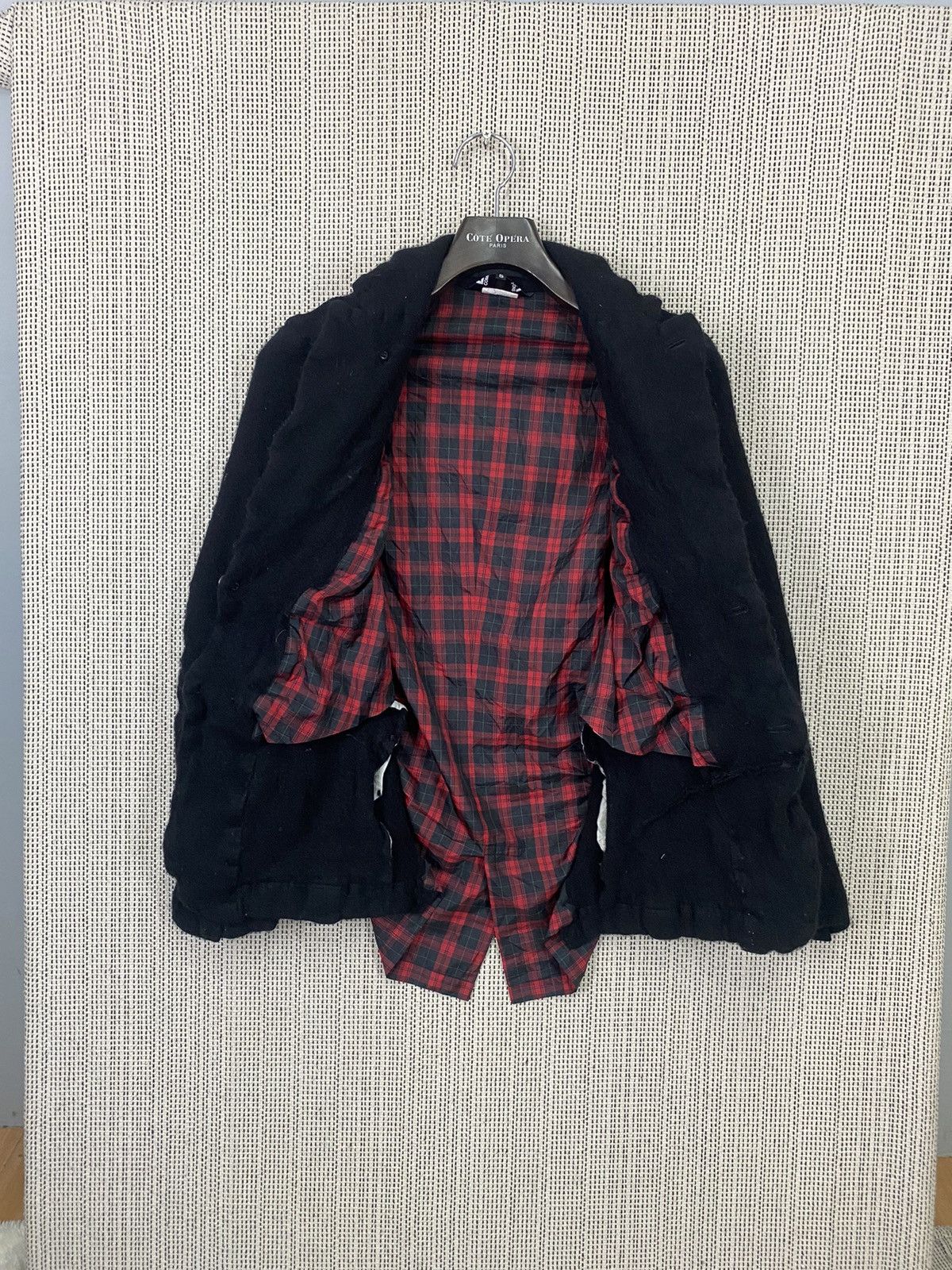 CDG by Comme des Garcons × Comme des Garcons × Comme des Garcons Black Comme des Garcons,Blazer Material: 90% wool 10% nylon, Japan Size US S / EU 44-46 / 1 - 18 Thumbnail