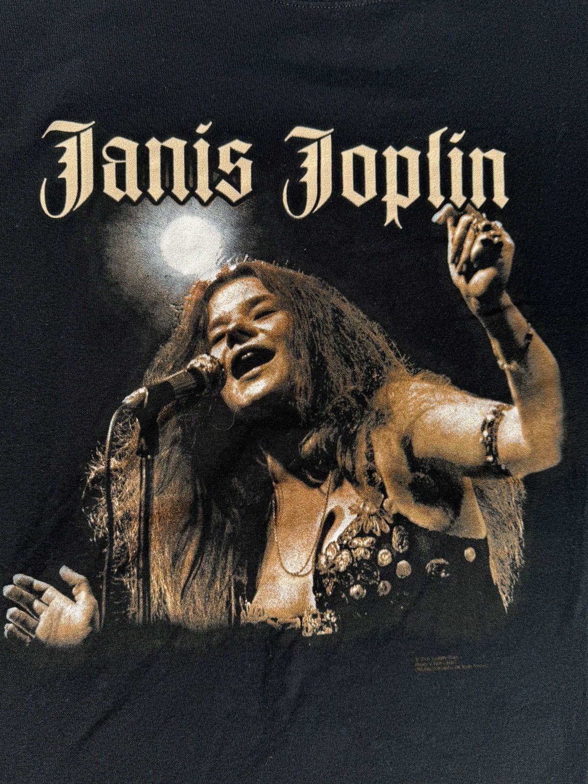 Band Tees × Rap Tees × Vintage 2005 Janis Joplin Vintage Rock Band T-Shirt Size US L / EU 52-54 / 3 - 5 Thumbnail