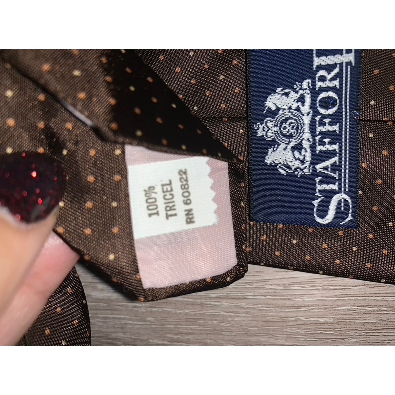 Stafford Stafford Set of 4 Men's Designer Ties Geometric Pattern Size ONE SIZE - 3 Thumbnail