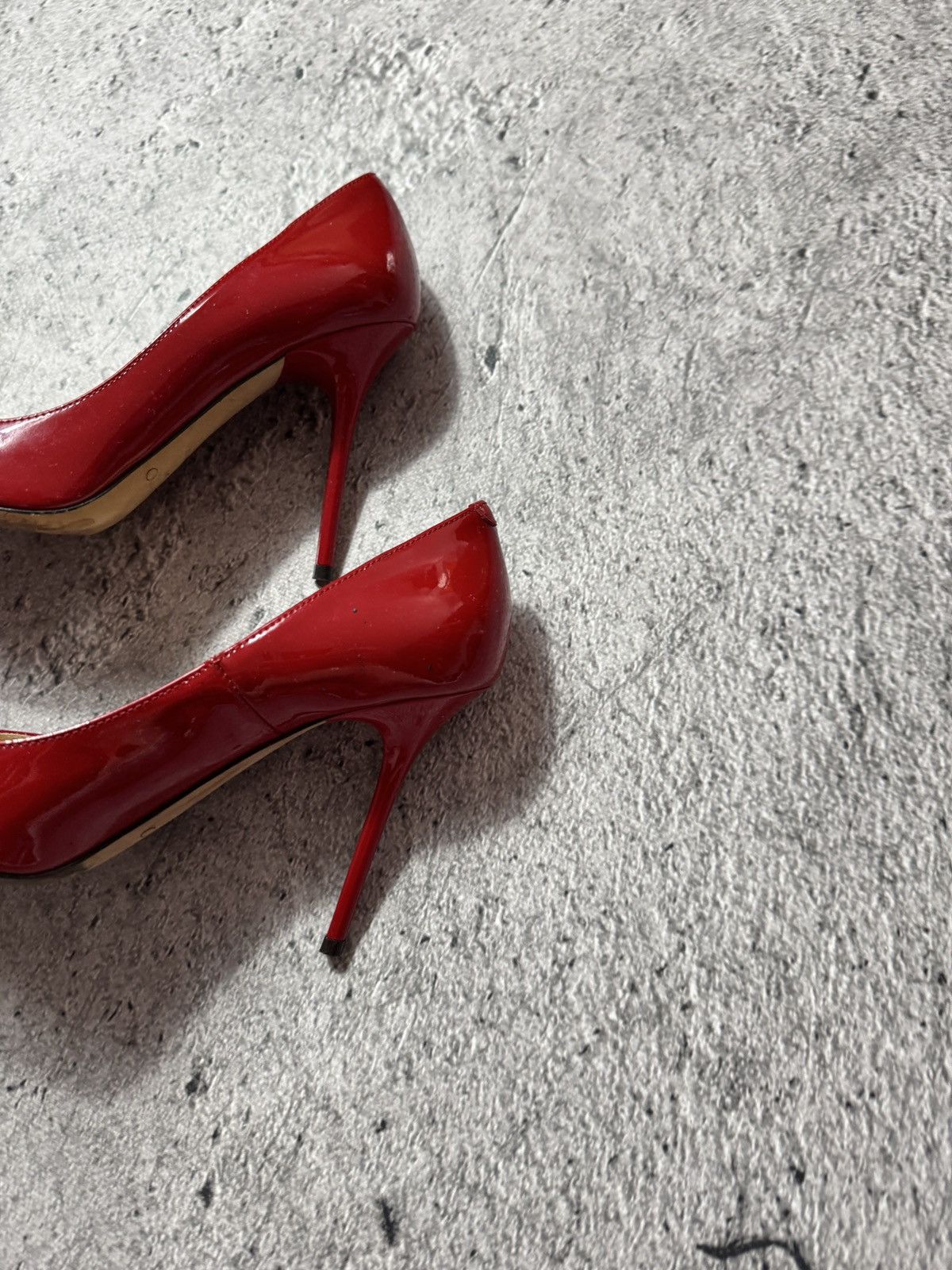 Jimmy Choo Jimmy Choo Red Patent Leather Pointed Toe Pumps Size 36 Size US 6 / IT 36 - 3 Thumbnail