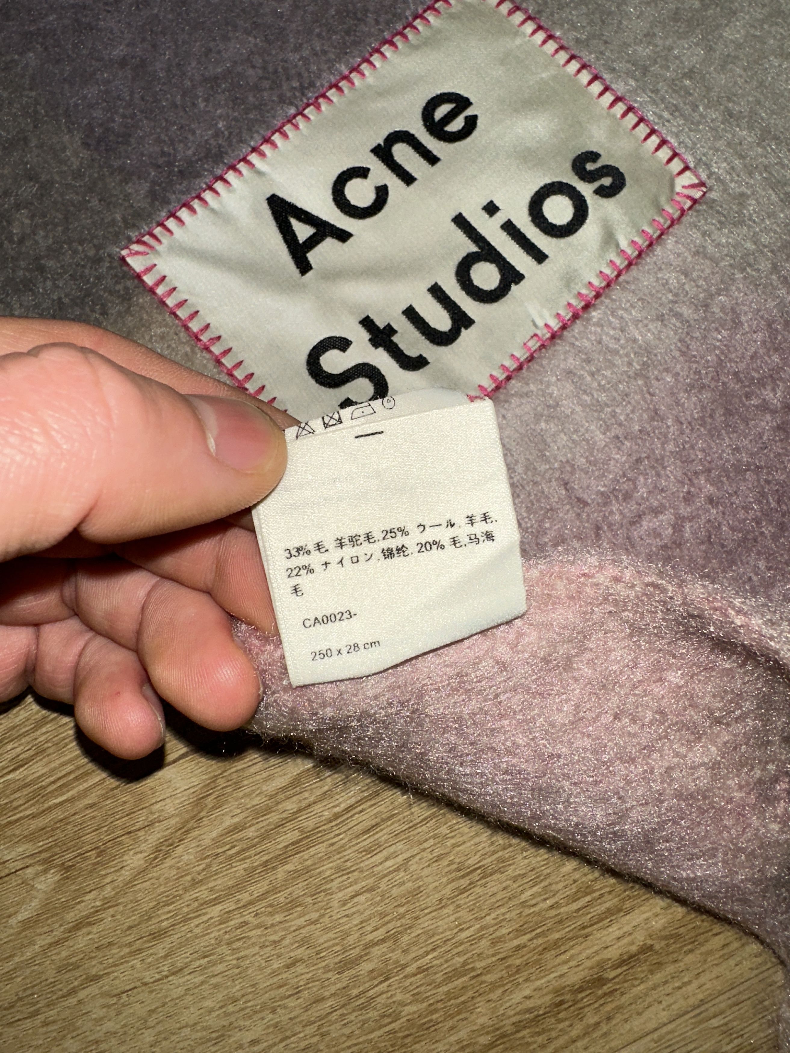 Acne Studios Acne Studios Checked Mohair Wool Scarf Unisex 250Cm Size ONE SIZE - 11 Thumbnail
