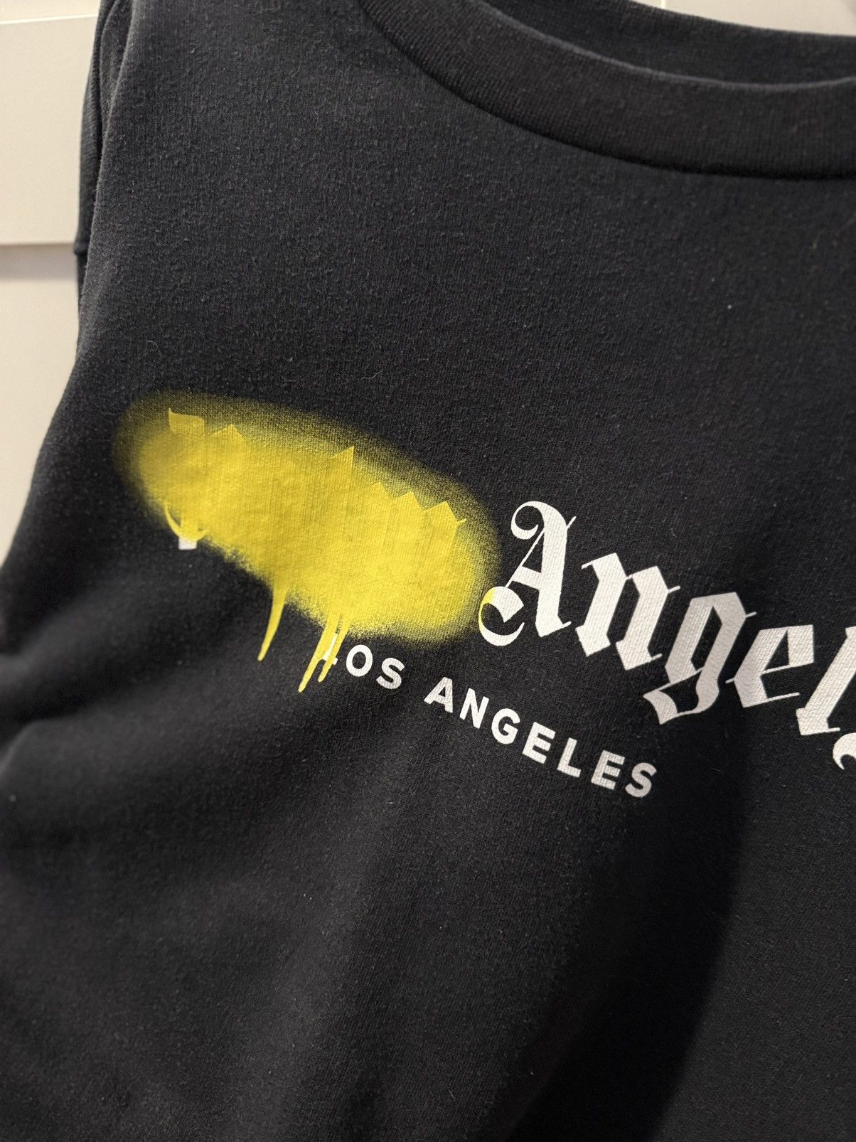 Palm Angels PALM ANGELS Spray Logo Los Angeles SS21 Crewneck Size US S / EU 44-46 / 1 - 2 Thumbnail
