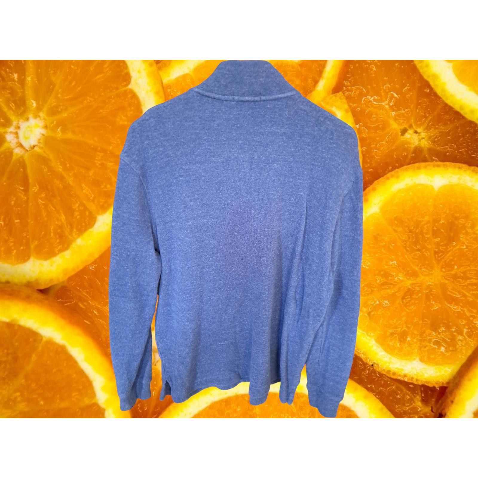 Polo Ralph Lauren Polo Ralph Lauren Blue 1/4 Zip Long Sleeve Sweatshirt Size M Size US M / EU 48-50 / 2 - 5 Thumbnail