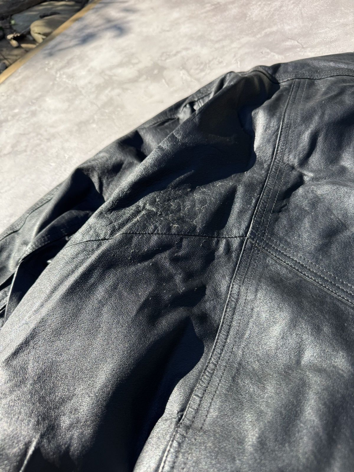 Leather Vintage Y2k Leather Jacket Size US M / EU 48-50 / 2 - 22 Thumbnail