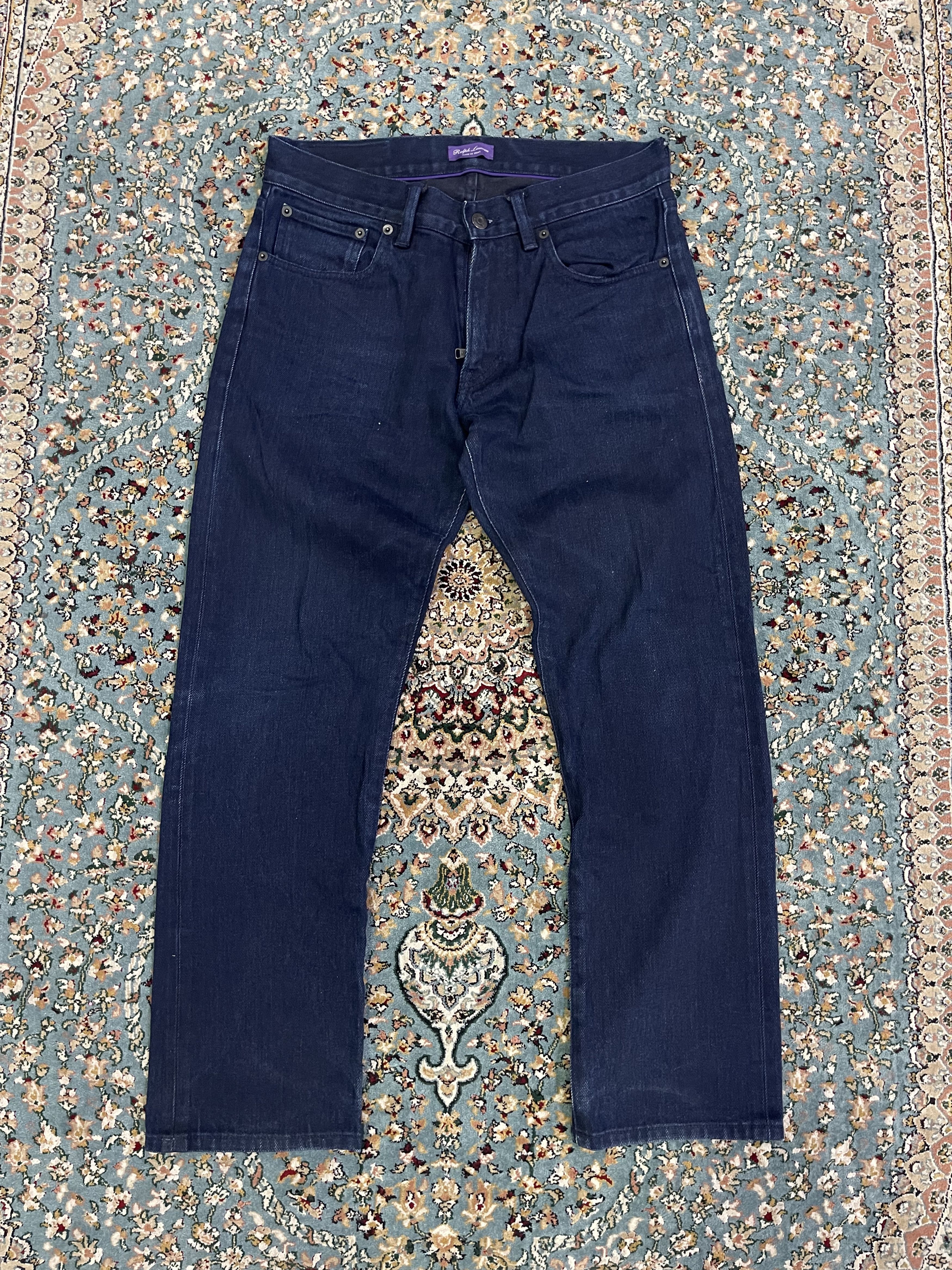 Ralph Lauren Purple Label Ralph Lauren Purple Label Indigo Denim Made in ITALY Size US 30 / EU 46 - 1 Thumbnail