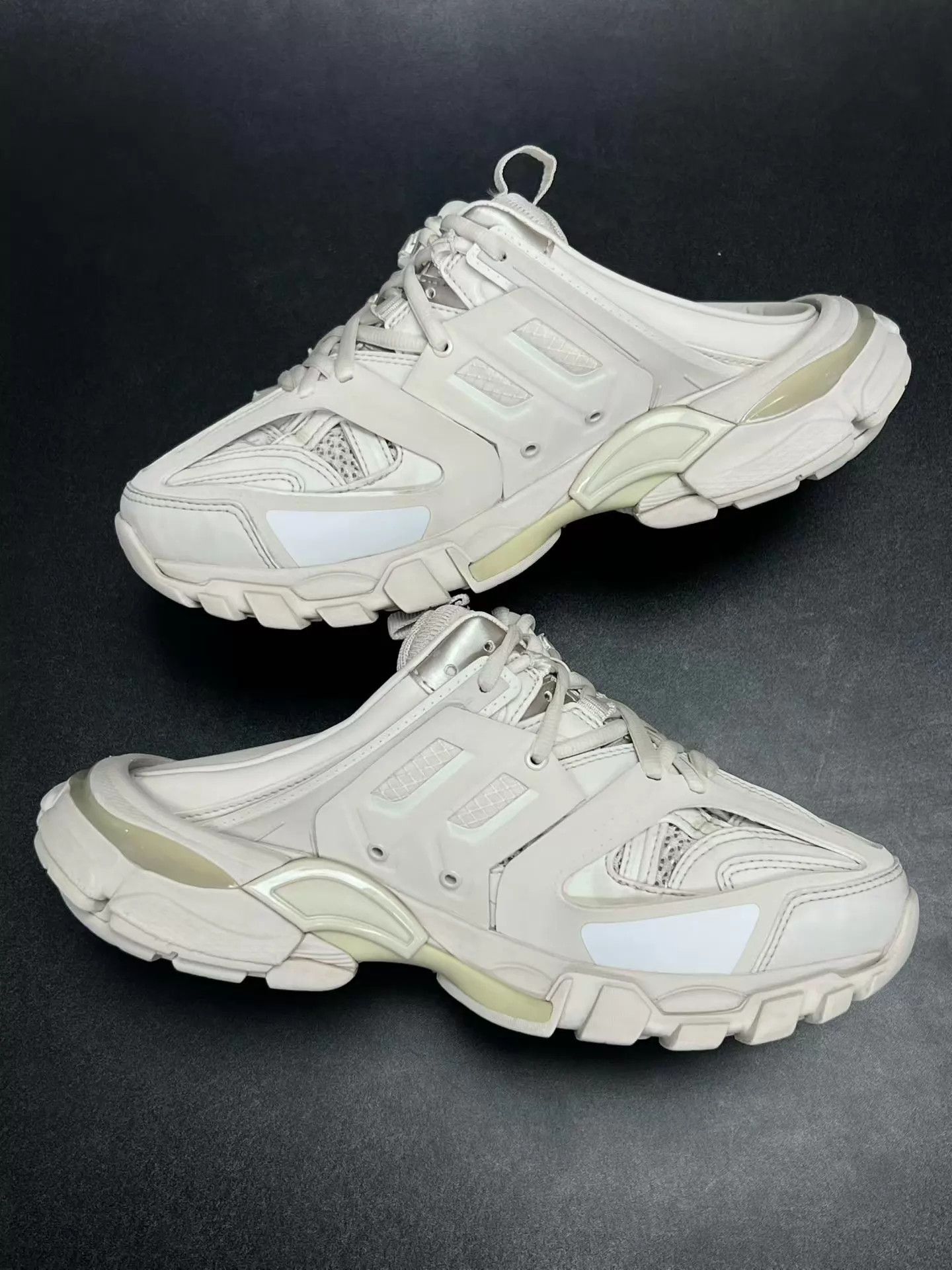 Balenciaga Balenciaga Track Slide Beige 37 Size US 6.5 / IT 36.5 - 6 Thumbnail
