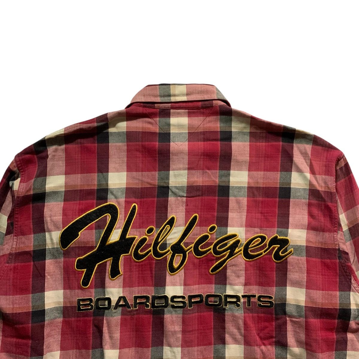 Tommy Hilfiger × Vintage Vintage Tommy Hilfiger Flanel Size US XL / EU 56 / 4 - 4 Thumbnail