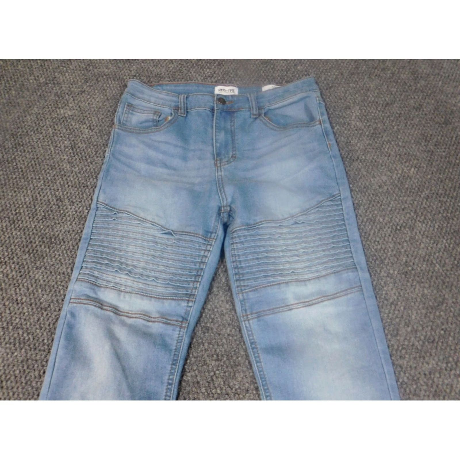 Ring Of Fire Ring of Fire Jeans Womens 28 Slim Denim Blue Straight 28 Inseam 27 Zip Zipper Cotton Polyester Classic Slimming Regular Modern 60s? Size 28" / US 6 / IT 42 - 7 Thumbnail