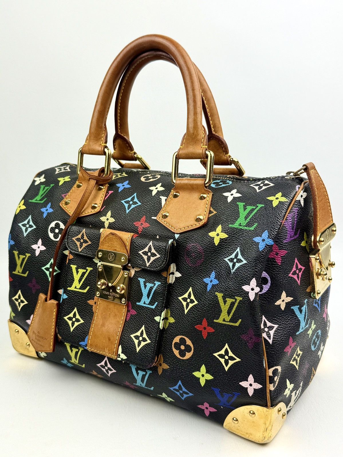 Louis Vuitton × Takashi Murakami Louis Vuitton - Murakami - 2003 - Multicolor - Speedy 30 Size ONE SIZE - 2 Thumbnail